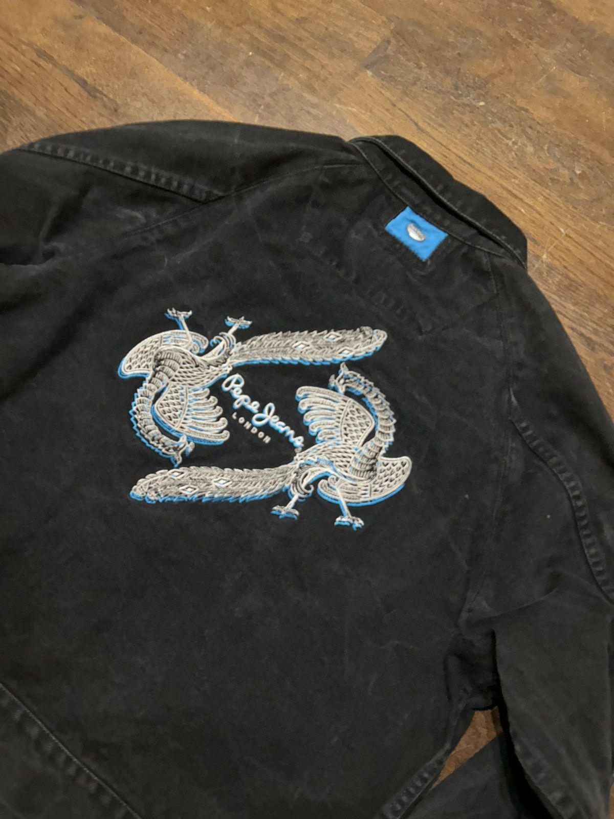 Pepe Jeans Pepe Jeans Embroidered Jean Jacket Small Size US S / EU 44-46 / 1 - 2 Thumbnail