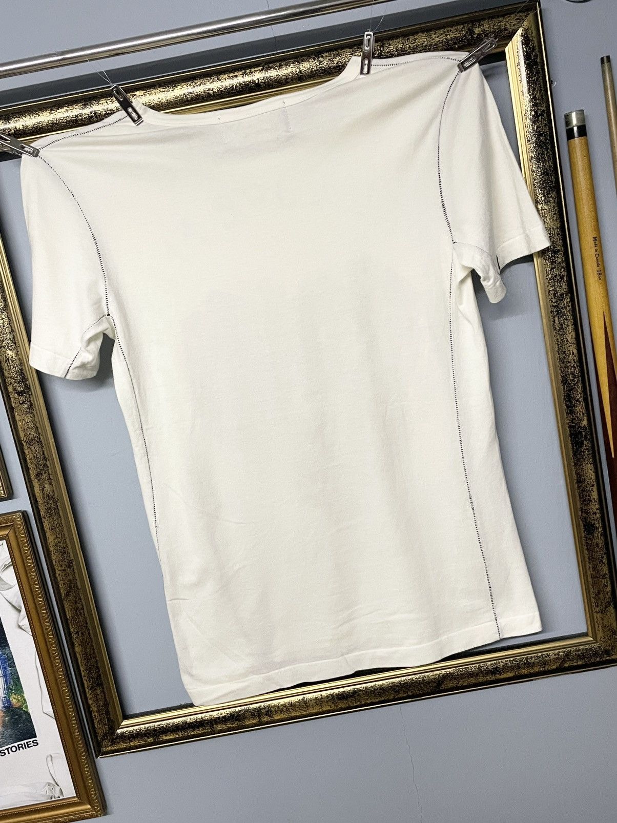 Japanese Brand Vintage 1990s Japan Designer Kyoji Maruyama Art Girl Tshirt Size US S / EU 44-46 / 1 - 8 Thumbnail