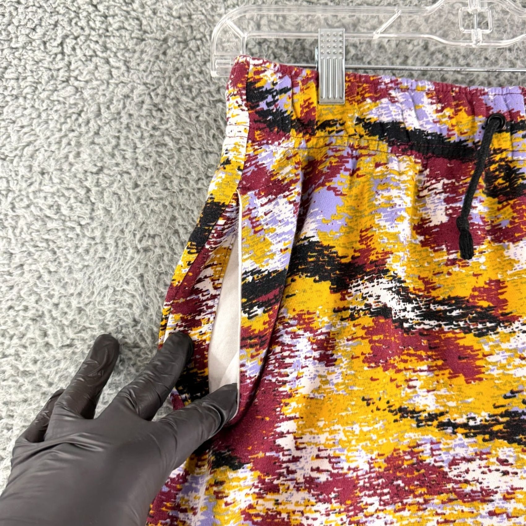 Nike Nike Sportswear Essential Fleece Curve Pants Womens M Yellow Pull On Gym Size 32" / US 10 / IT 46 - 3 Thumbnail