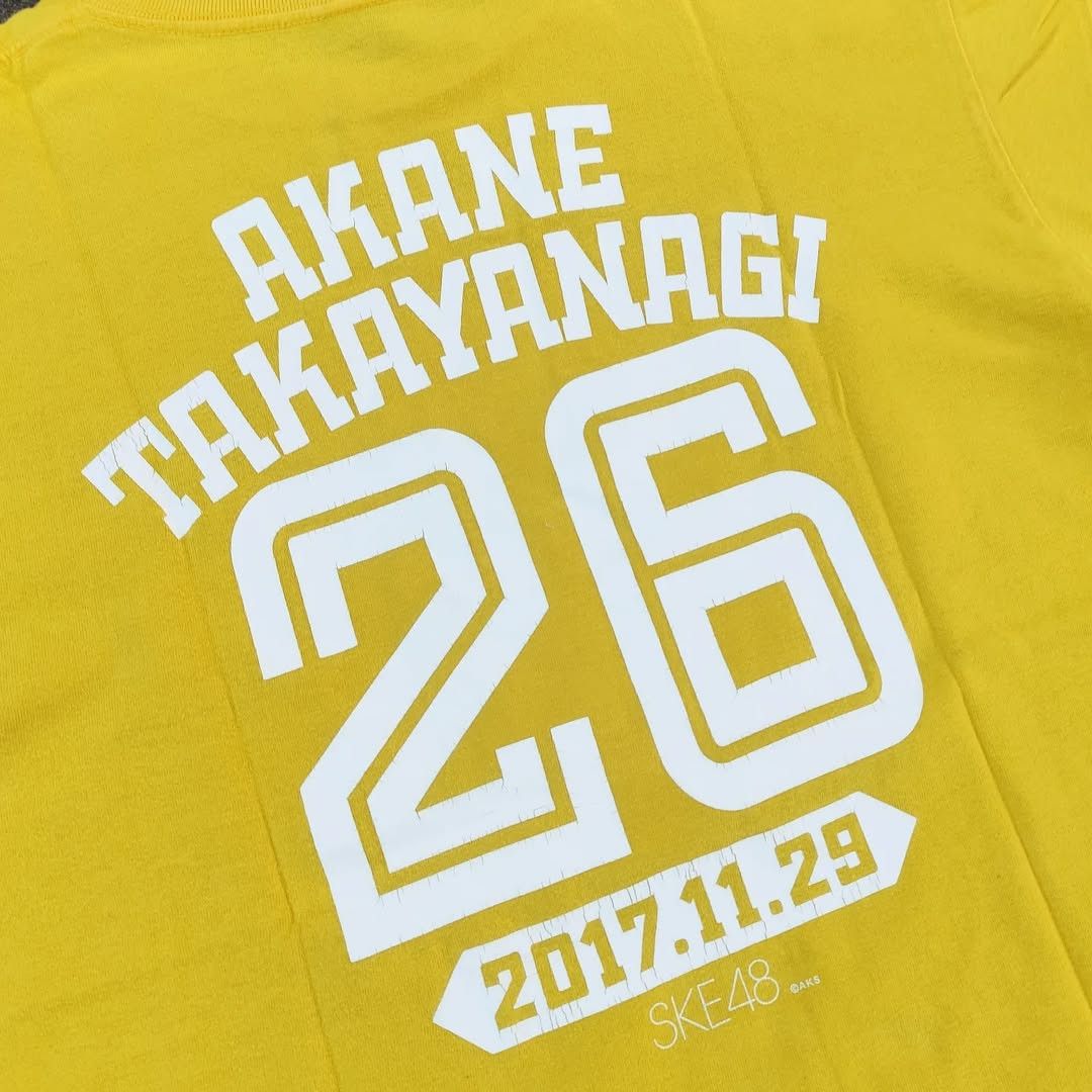 Band Tees SKE48 Akane Takayanagi Idol Tee Size US L / EU 52-54 / 3 - 4 Thumbnail