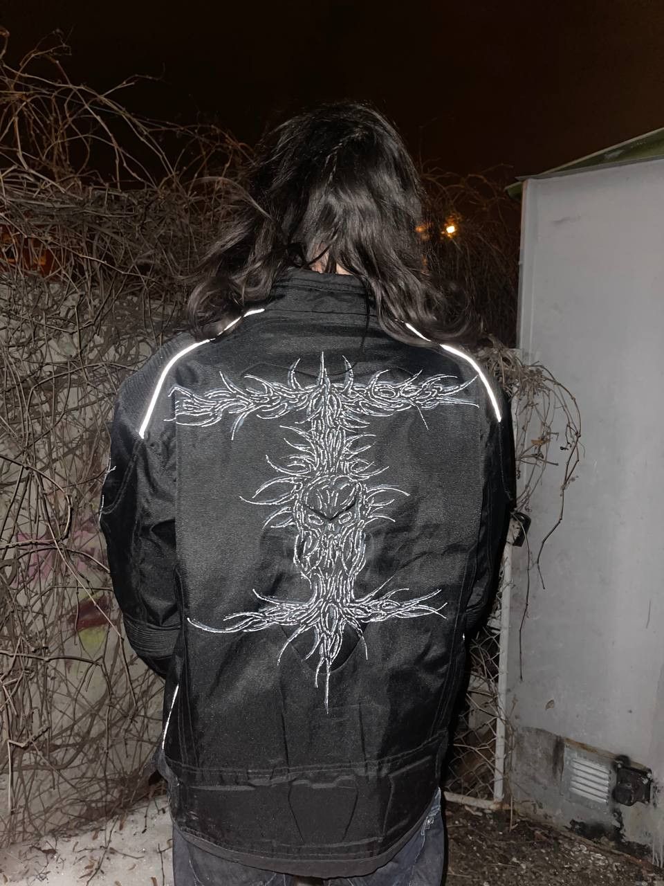 Le Grande Bleu (L.G.B.) rare moto tribal metal jacket Size US XL / EU 56 / 4 - 4 Thumbnail