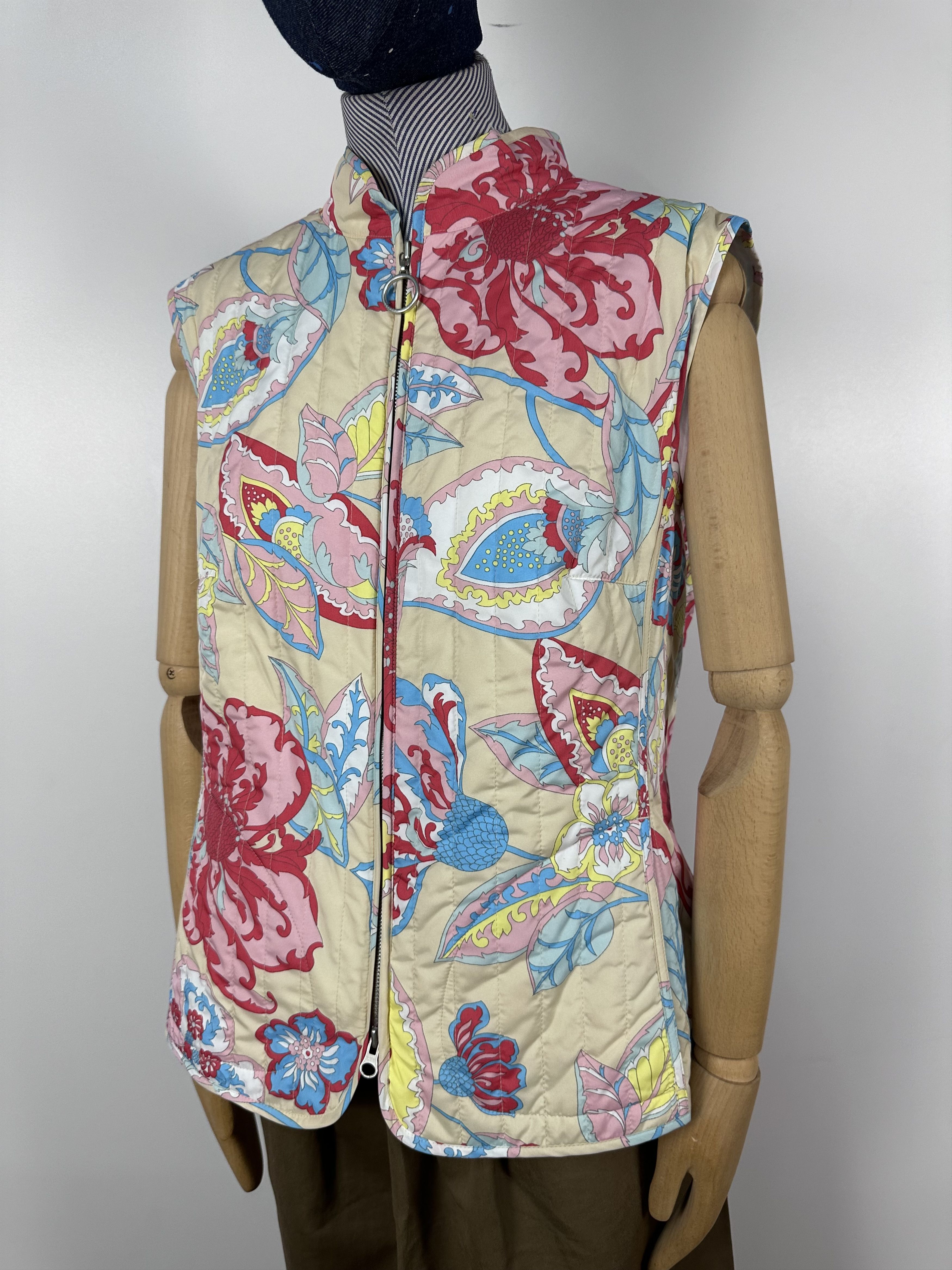 Escada × Escada Sport Escada Sport Element Quilted Floral Vest Womens Size S Size S / US 4 / IT 40 - 6 Thumbnail