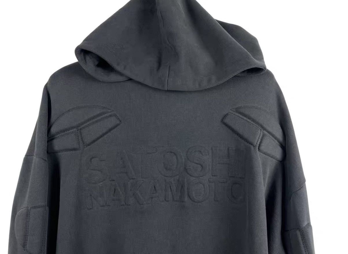 Satoshi Nakamoto Satoshi Nakamoto Motorbike Armor Embossed Hoodie J31 Size US XL / EU 56 / 4 - 3 Thumbnail
