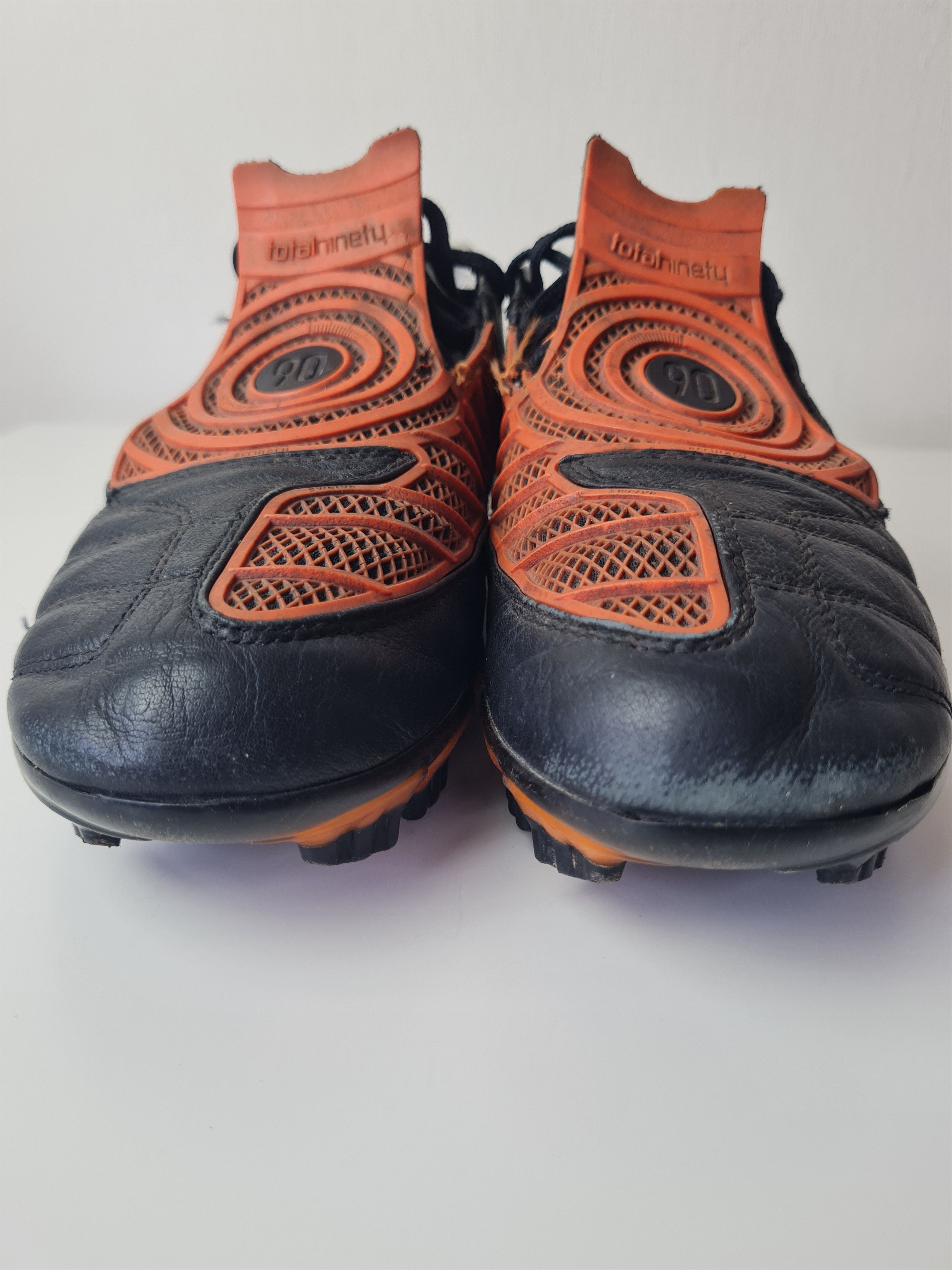 Nike Football Soccer Cleats NikeTotal 90 Laser Black Orange Size US 8 / EU 41 - 24 Thumbnail