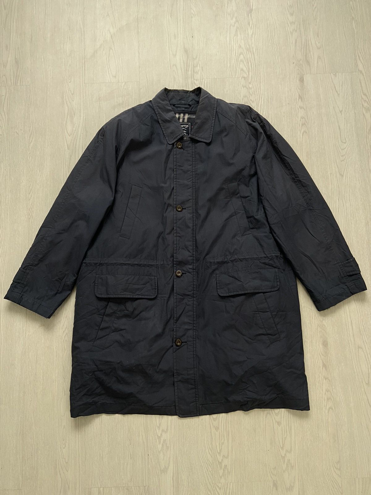 Burberry × Vintage Vintage Burberry’s Nova Checked Trench Coat Jacket Size US XL / EU 56 / 4 - 1 Thumbnail