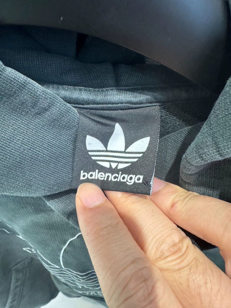 Balenciaga Balenciaga Joint Logo printed hooded pullover long sleeve Size US M / EU 48-50 / 2 - 2 Thumbnail