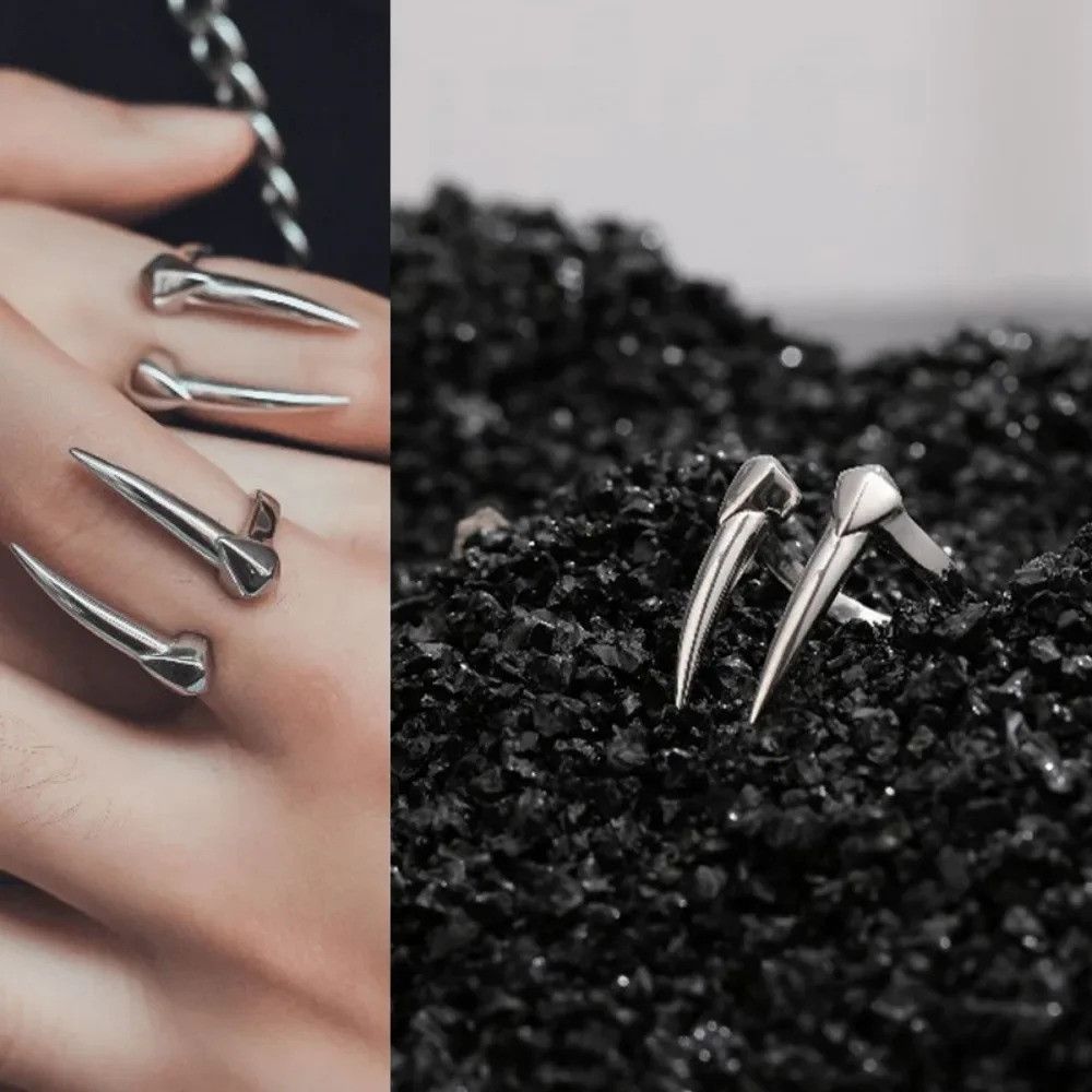 Jewelry × Vintage Vampire Teeth Ring Size ONE SIZE - 1 Thumbnail