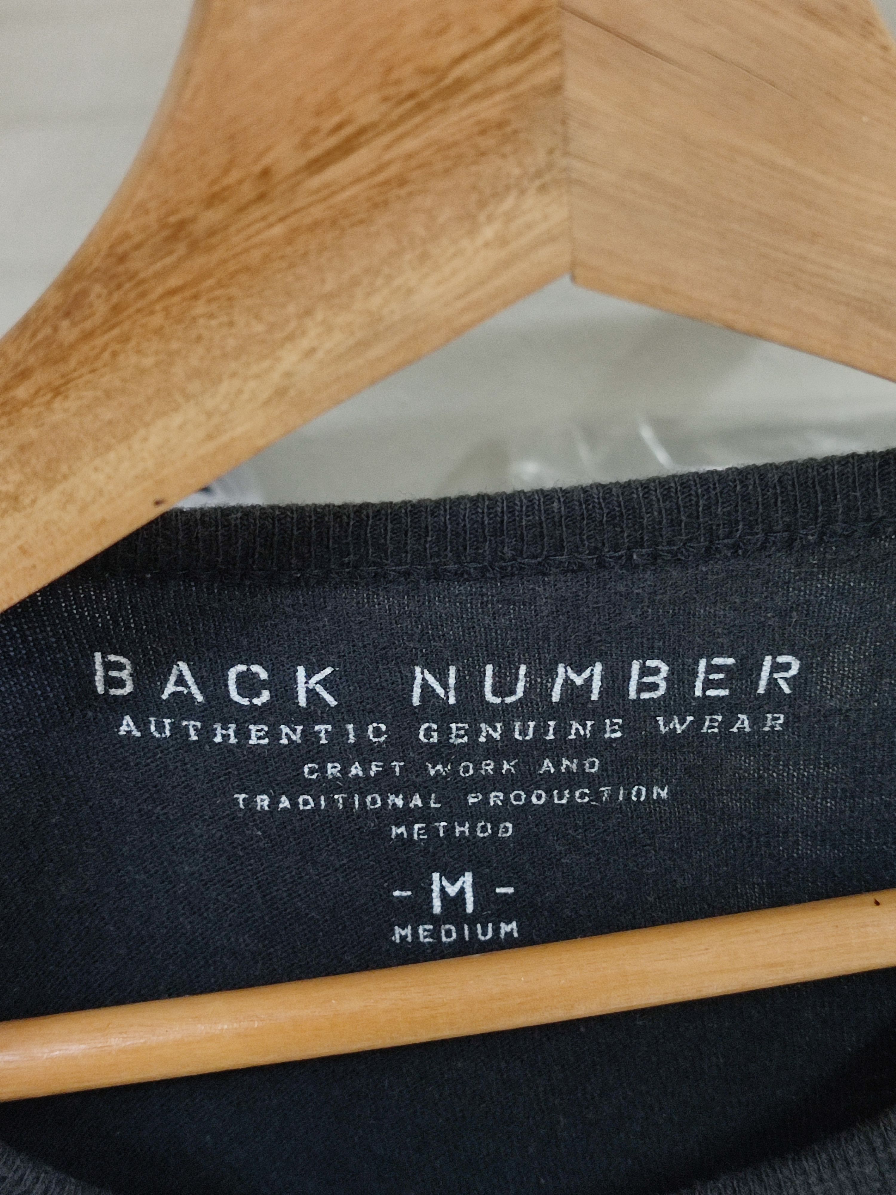 Japanese Brand 💥SUPER BLACK 💥 BACK NUMBER LONG SLEEVE Size US M / EU 48-50 / 2 - 9 Thumbnail