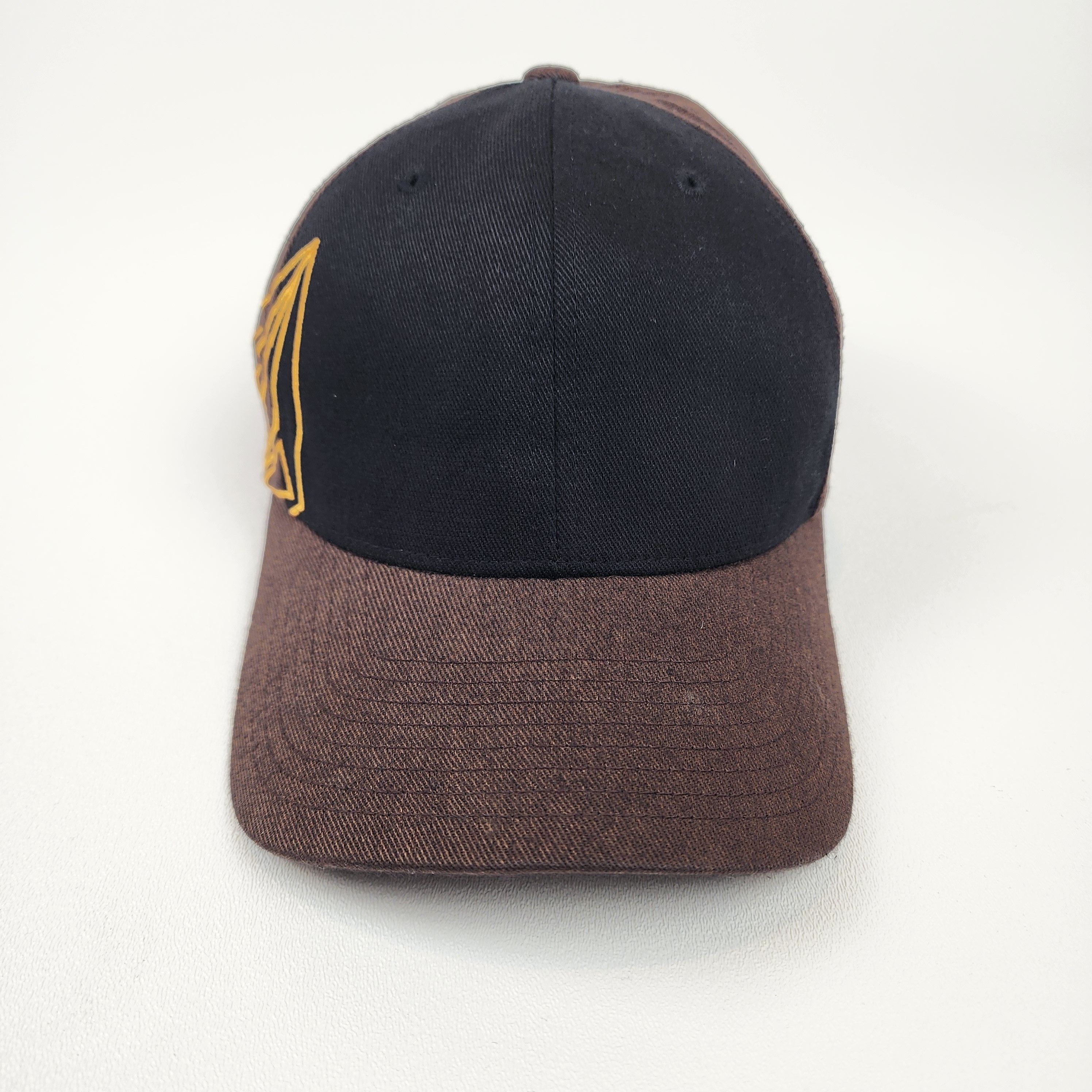 Volcom Y2K Volcom Stone Flexfit Hat Brown Black Skate Cap S/M Size ONE SIZE - 1 Thumbnail