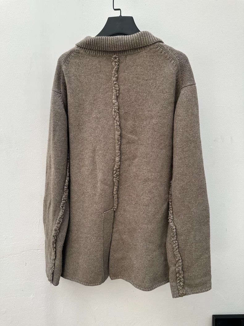 Yohji Yamamoto Yohji Yamamoto 08 Aw Fringed Cardigan Jacket 2504-Nextarrow Size US L / EU 52-54 / 3 - 4 Thumbnail