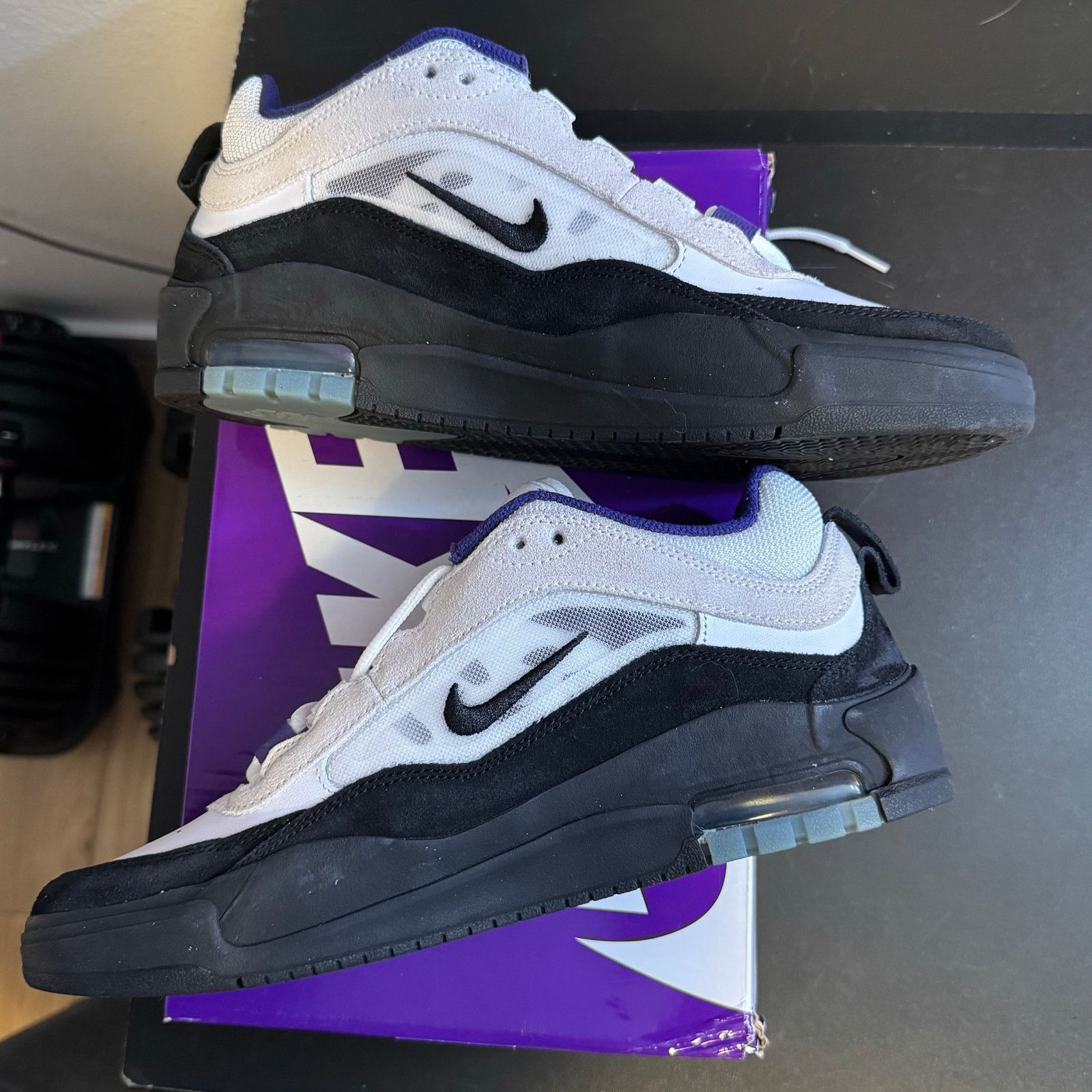 Nike •NEW• Nike SB Air Max Ishod • Size 9.5/ 11W ‘Court Purple’ Size US 9.5 / EU 42-43 - 8 Thumbnail