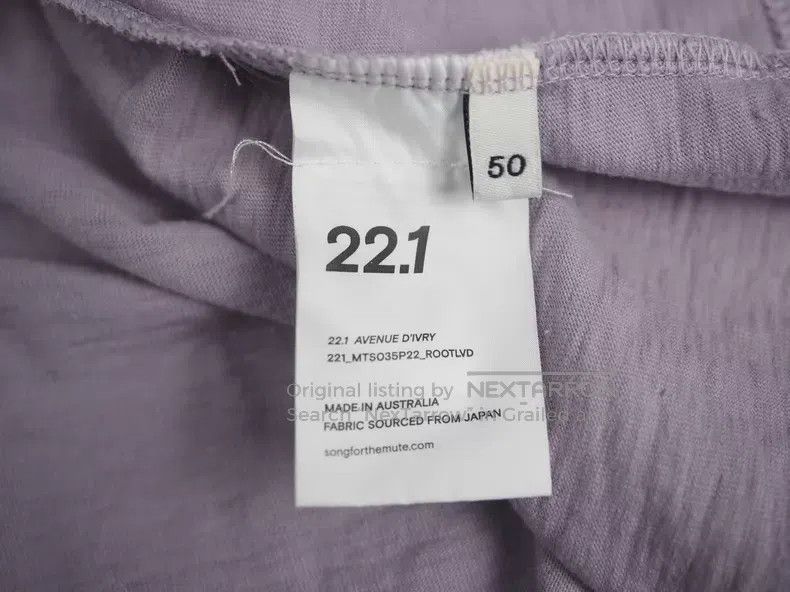 Song For The Mute SONG FOR THE MUTE Purple Pocket Short Sleeve Size US M / EU 48-50 / 2 - 7 Thumbnail
