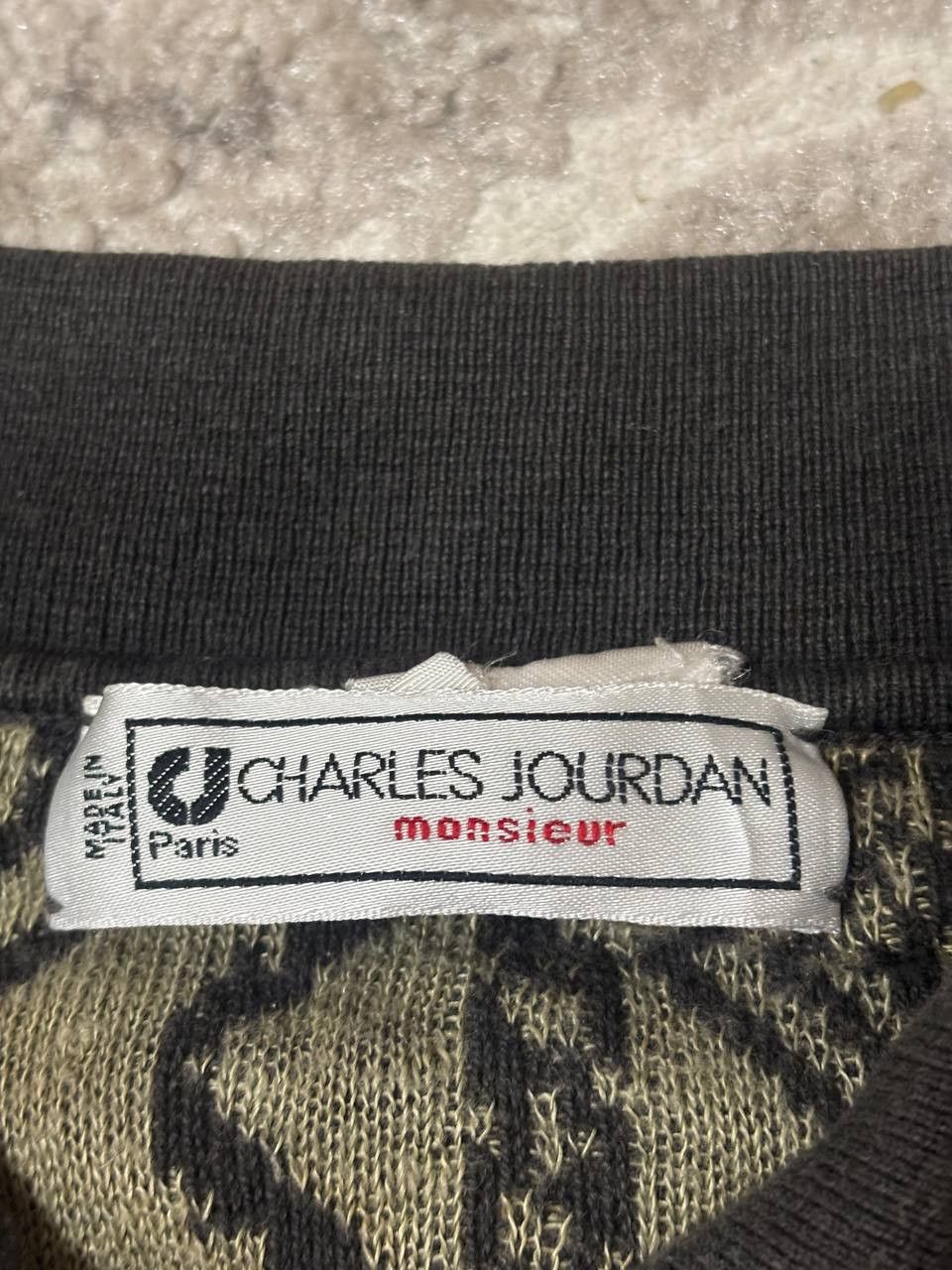 Charles Jourdan Vintage Charles Jourdan Monsieur Knitted Polo Shirt Size US XL / EU 56 / 4 - 7 Thumbnail