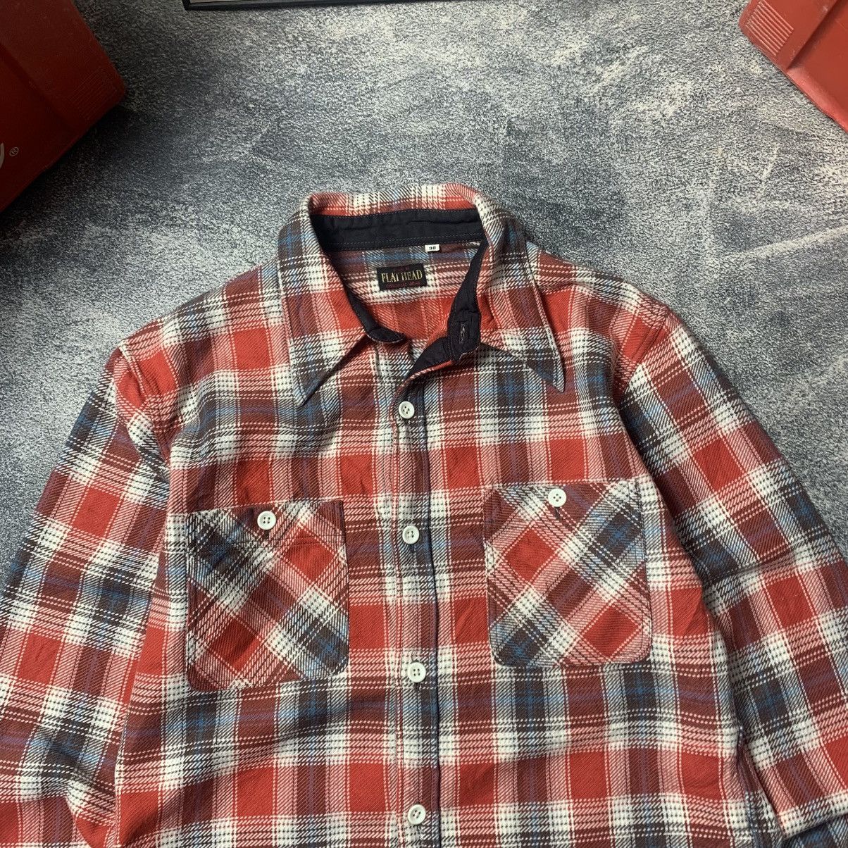 The Flat Head ‼️LAST DROP‼️ Flat Head Heavy Flannel Button Up shirt Size US M / EU 48-50 / 2 - 2 Thumbnail