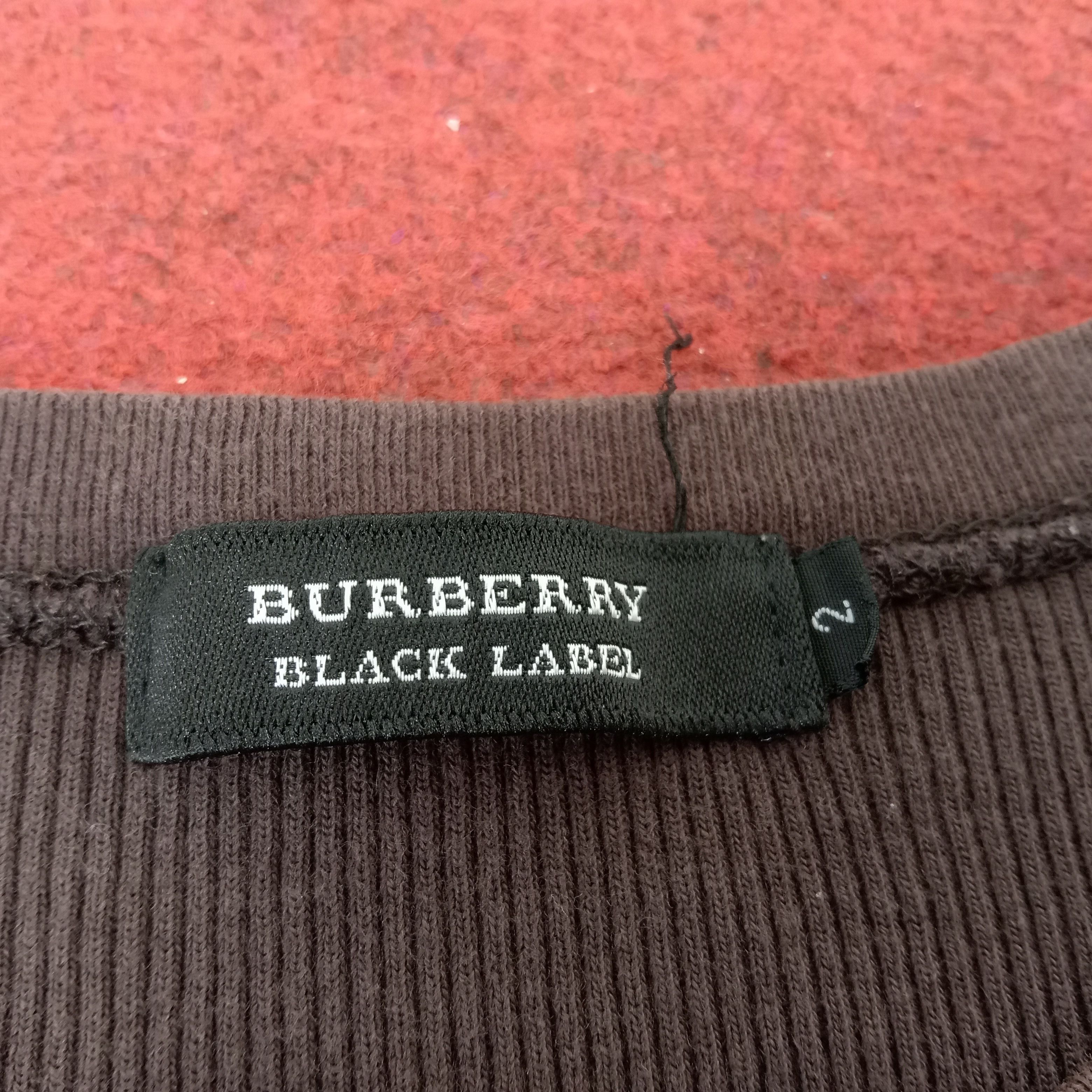 Burberry × Vintage Burberry Black Label Nova Check Pocket Design Tshirt Size M / US 6-8 / IT 42-44 - 5 Thumbnail