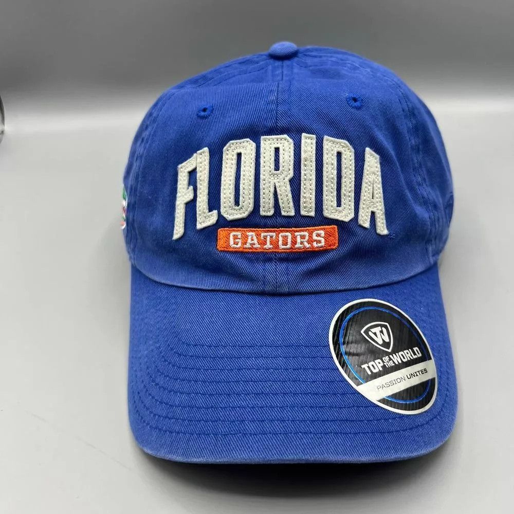Top Of The World Florida Gators Hat Men Blue Top of the World Strap Back Cap Size ONE SIZE - 1 Thumbnail