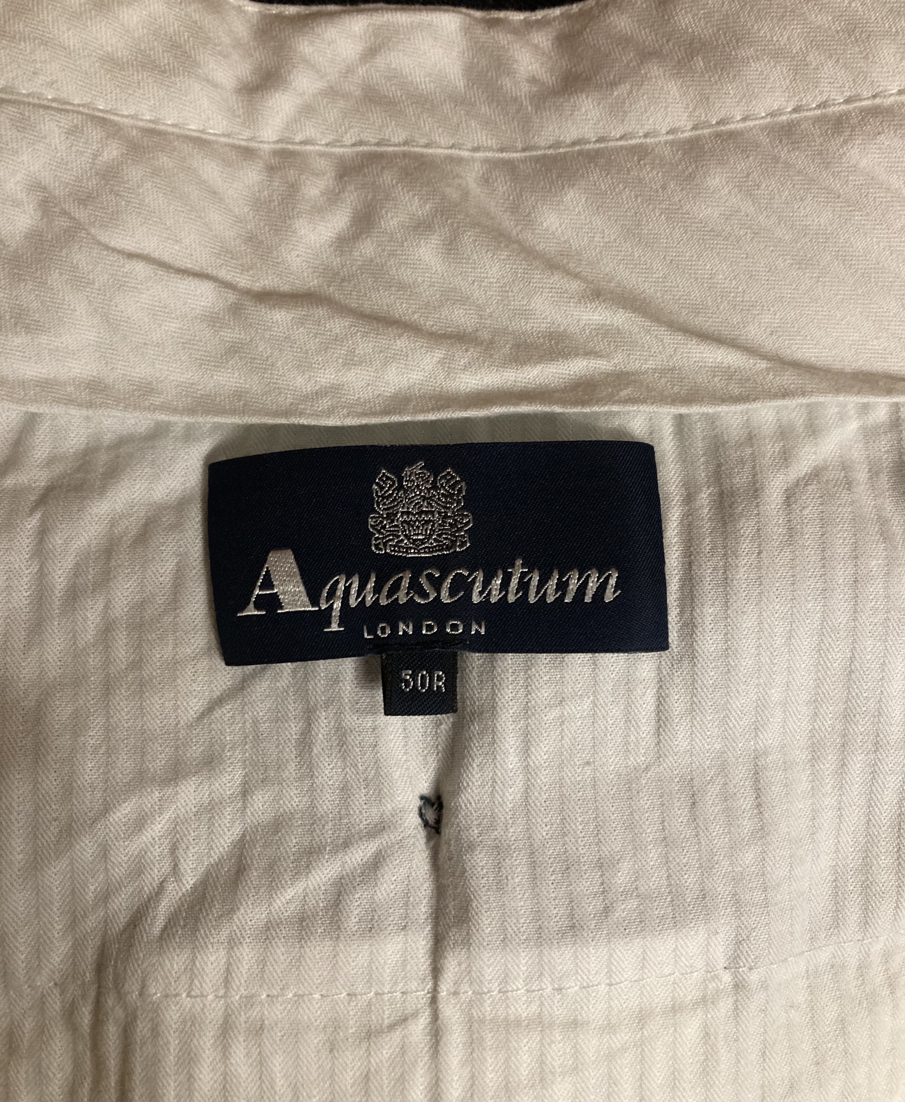 Aquascutum Aquascutum Black Bold Chalkstripe Pinstripe Wool Suit Pants Size US 38 / EU 54 - 4 Thumbnail