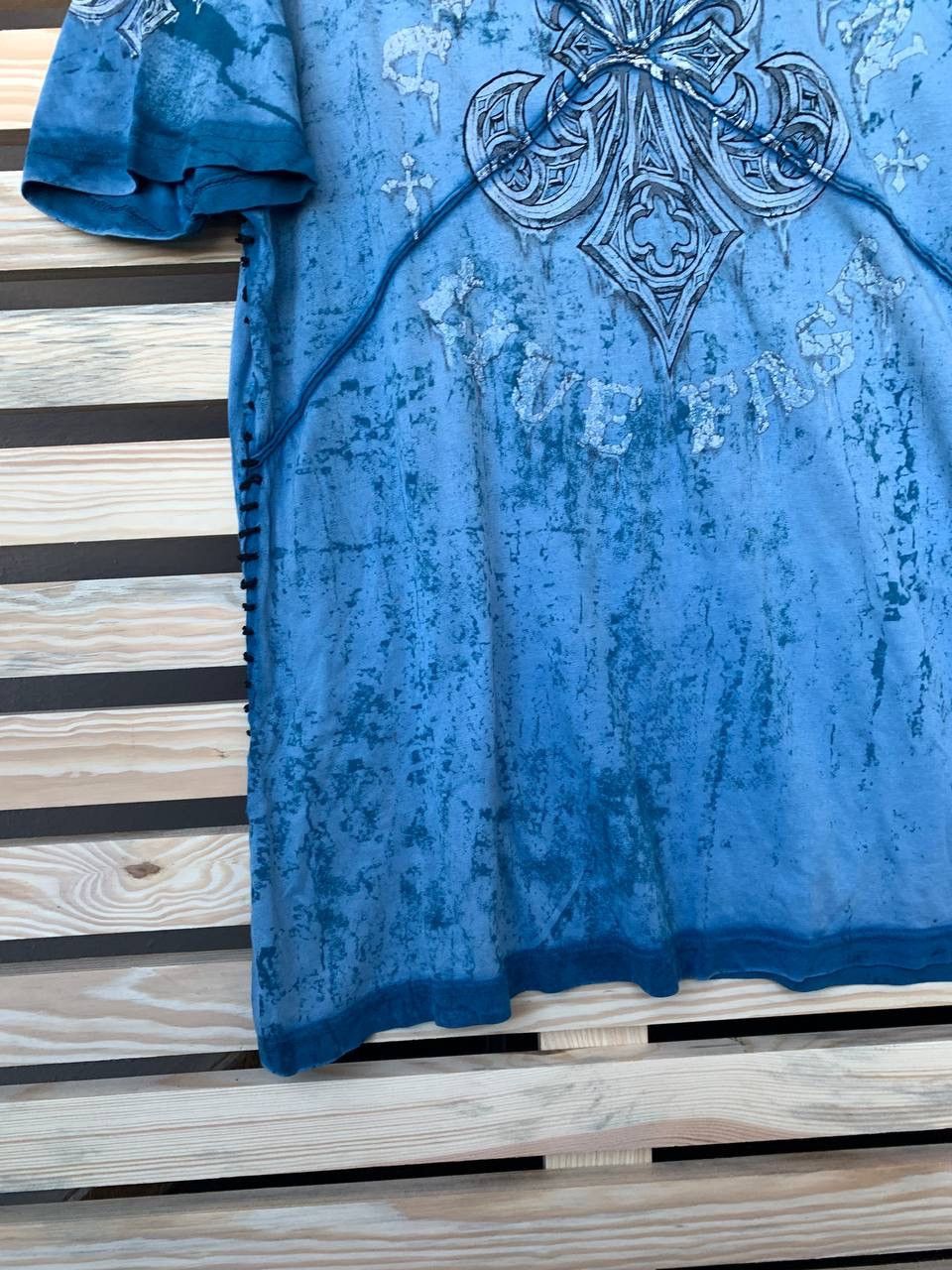 Affliction AFFLICTION CRAZY Y2K PRINTED 90s ERA T SHIRT Size US M / EU 48-50 / 2 - 4 Thumbnail