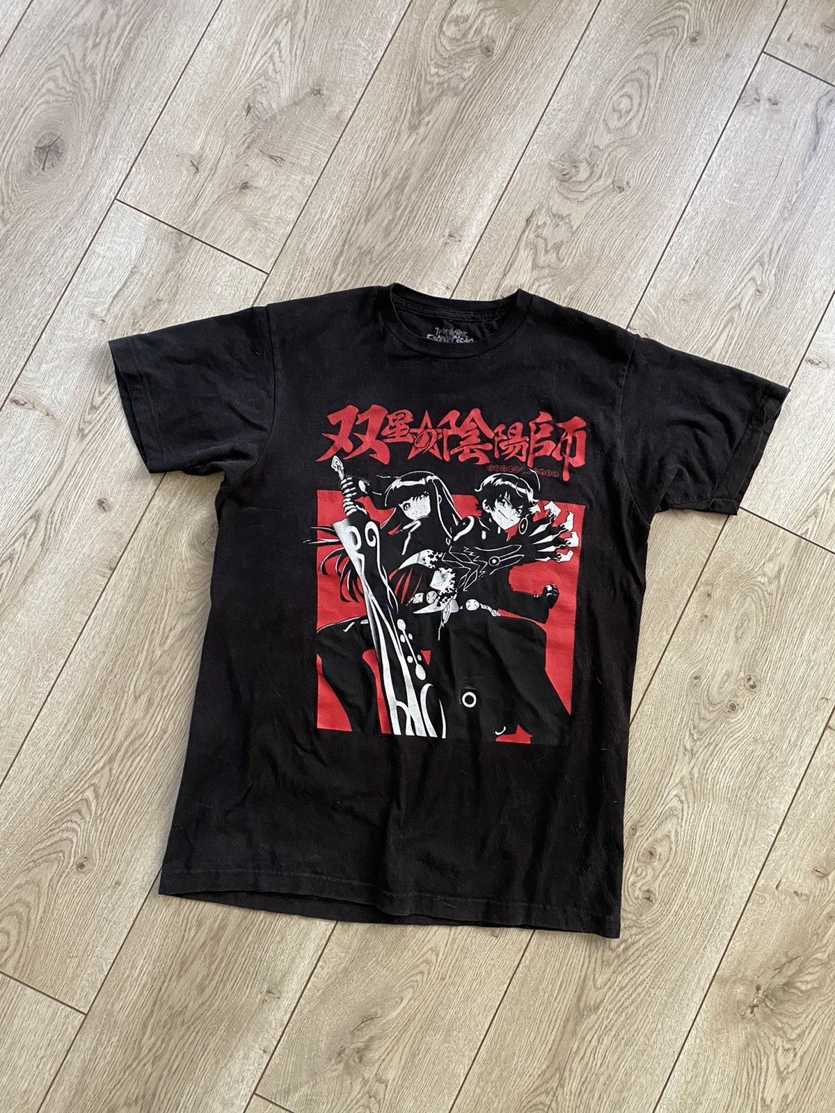 Vintage Anime T-Shirt Twin Star Exorcists Cartoon, image size:1200x1600
