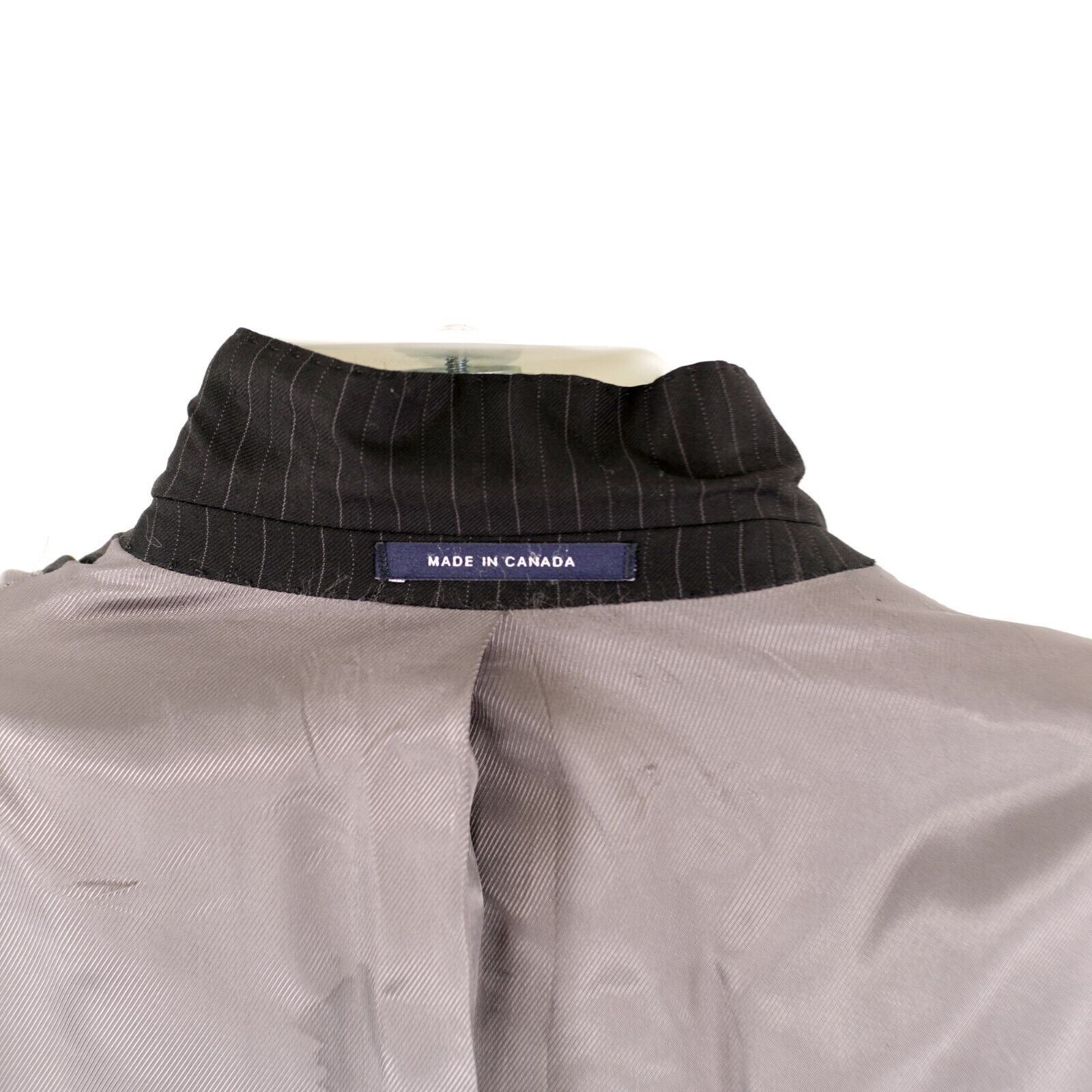 Loro Piana Loro Piana Cremieux Super 130s Wool Black Striped 2 Button S Size 42R - 14 Thumbnail