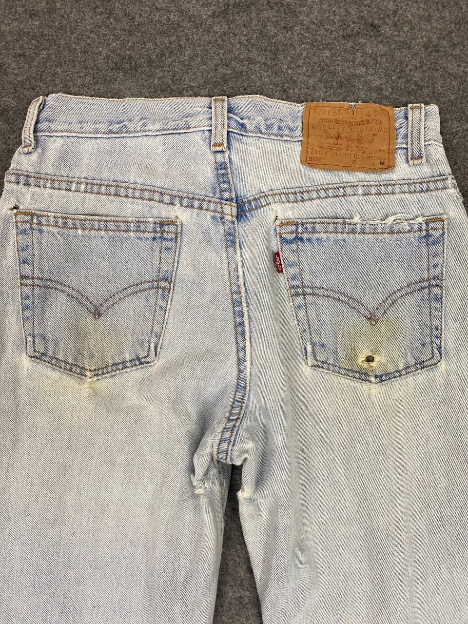 Levi's vintage levis 505 low rise distressed denim Size US 29 - 3 Thumbnail