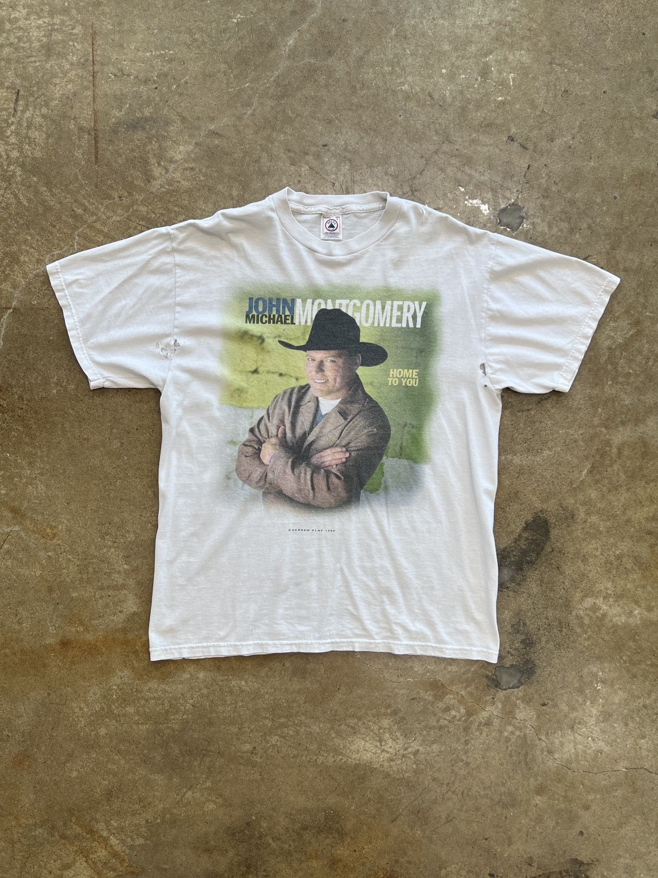 Band Tees Vintage 1999 John Michael Montgomery Home to You Tee Large Size US L / EU 52-54 / 3 - 2 Thumbnail