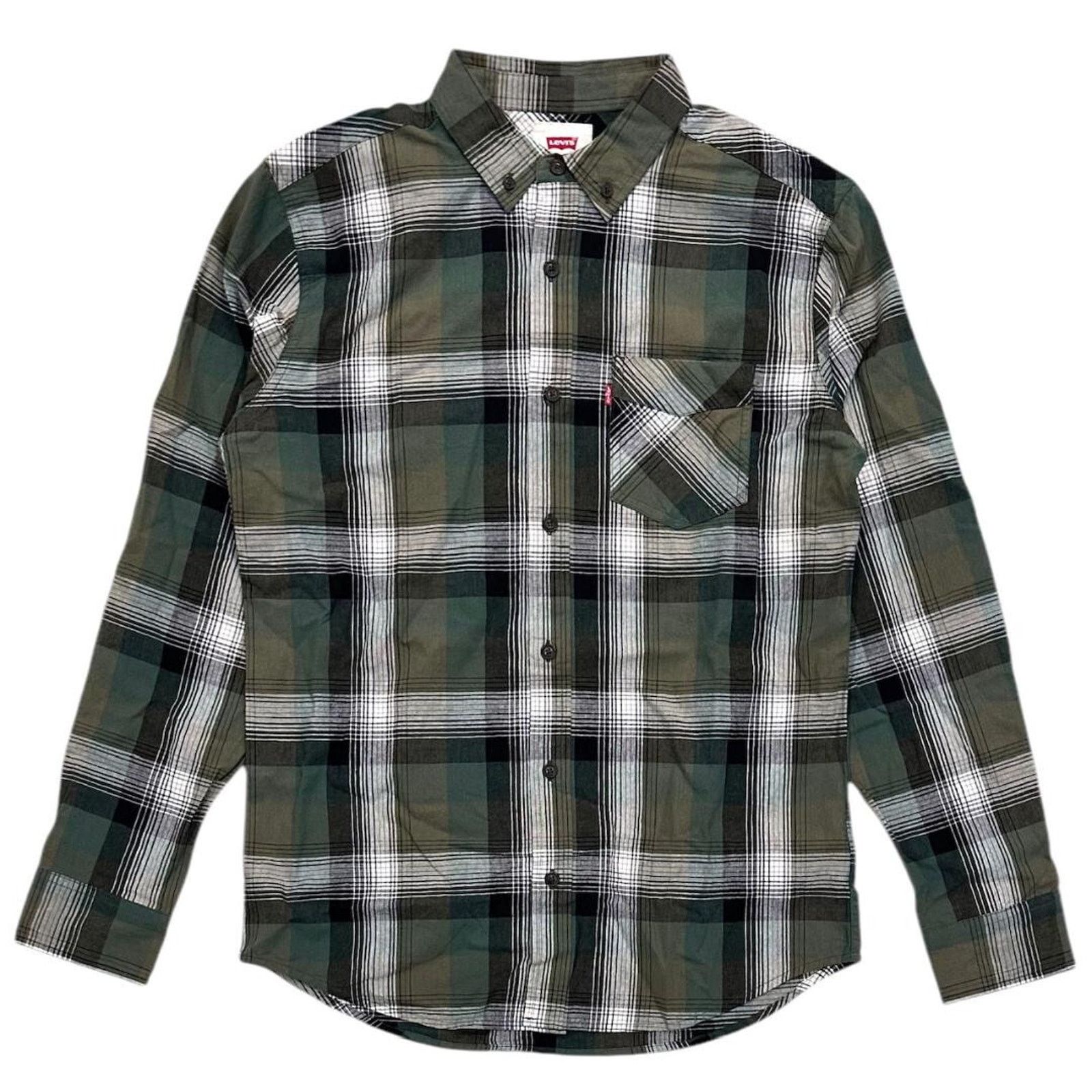 Levi's Levi's Men's Rigdon Plaid Long Sleeve Button Up Shirt Size US S / EU 44-46 / 1 - 1 Thumbnail