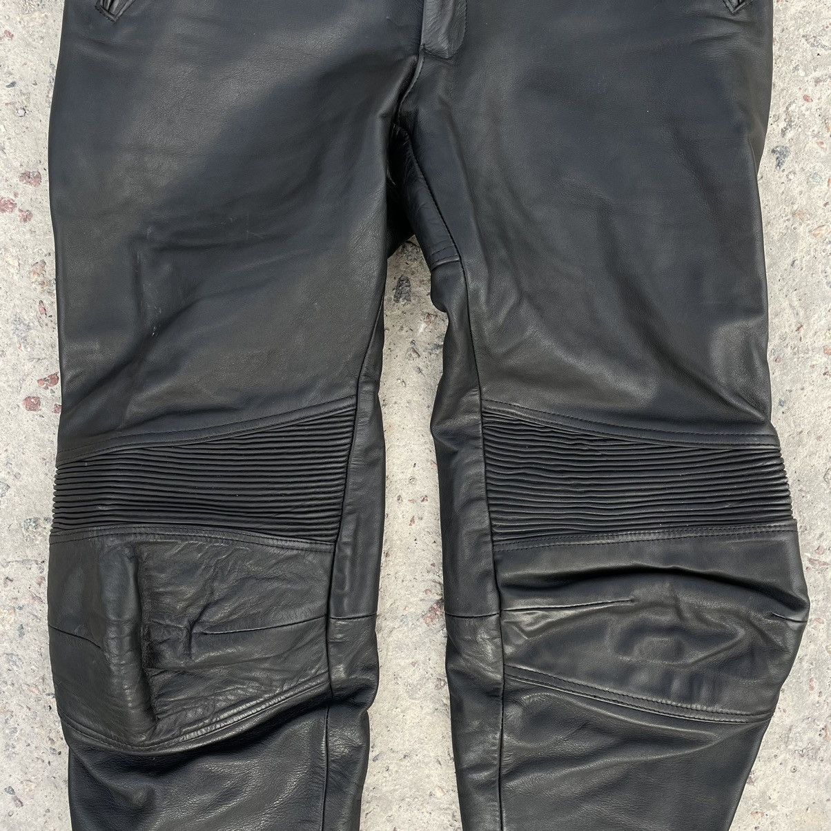 Other Vintage Moto Leather Pants Road 34 Size 90s USA Y2K Size US 34 / EU 50 - 4 Thumbnail