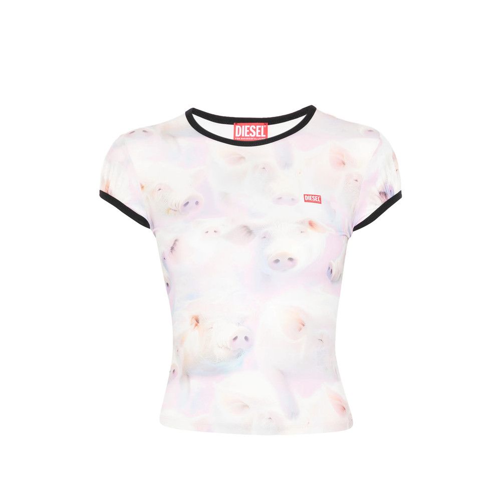 Diesel Diesel WHITE Tops - T-shirts & Jerseys Size M / US 6-8 / IT 42-44 - 1 Thumbnail