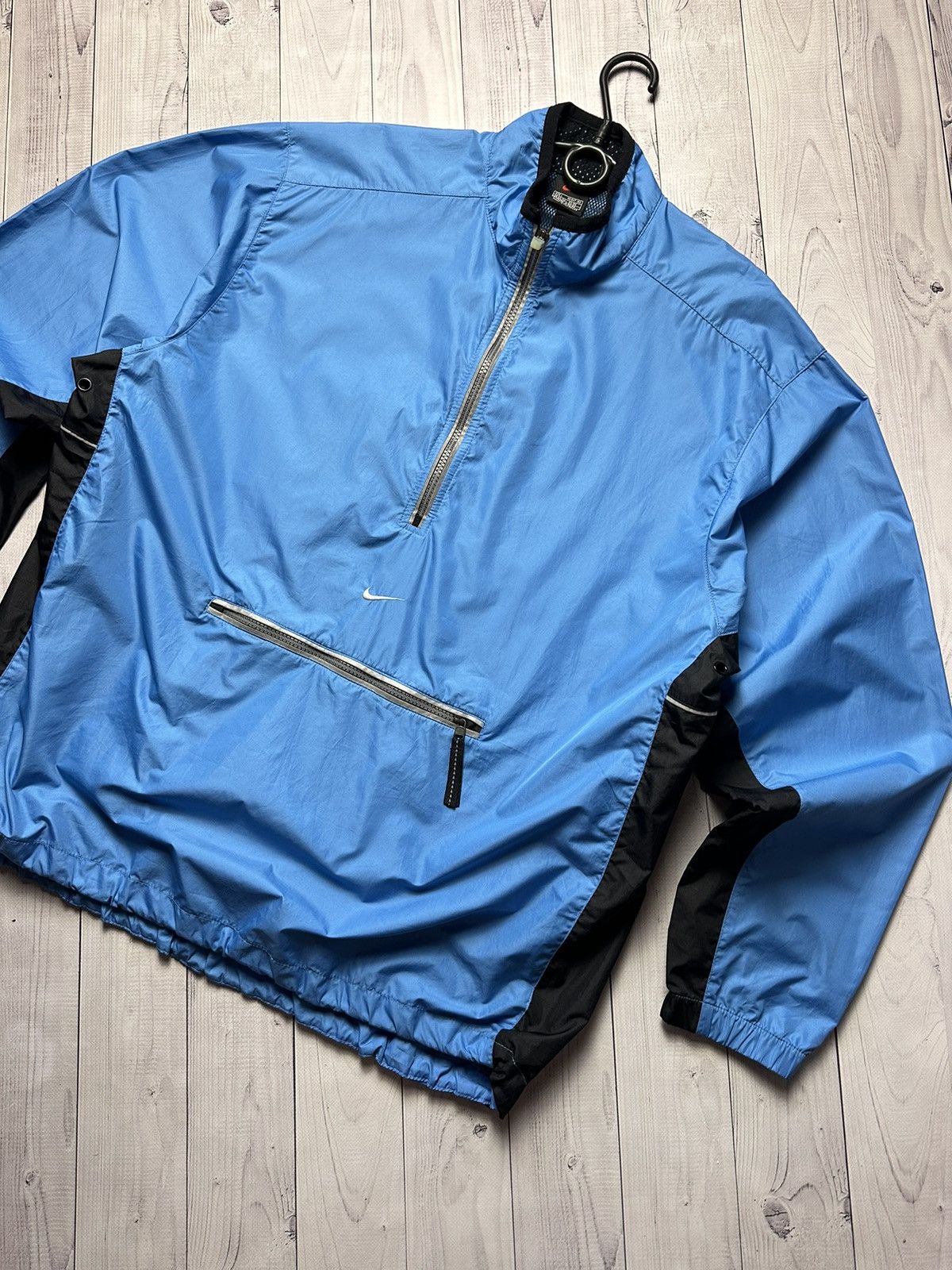 Nike × Vintage Vintage Nike light jacket blue size L anorak rare Size US L / EU 52-54 / 3 - 2 Thumbnail