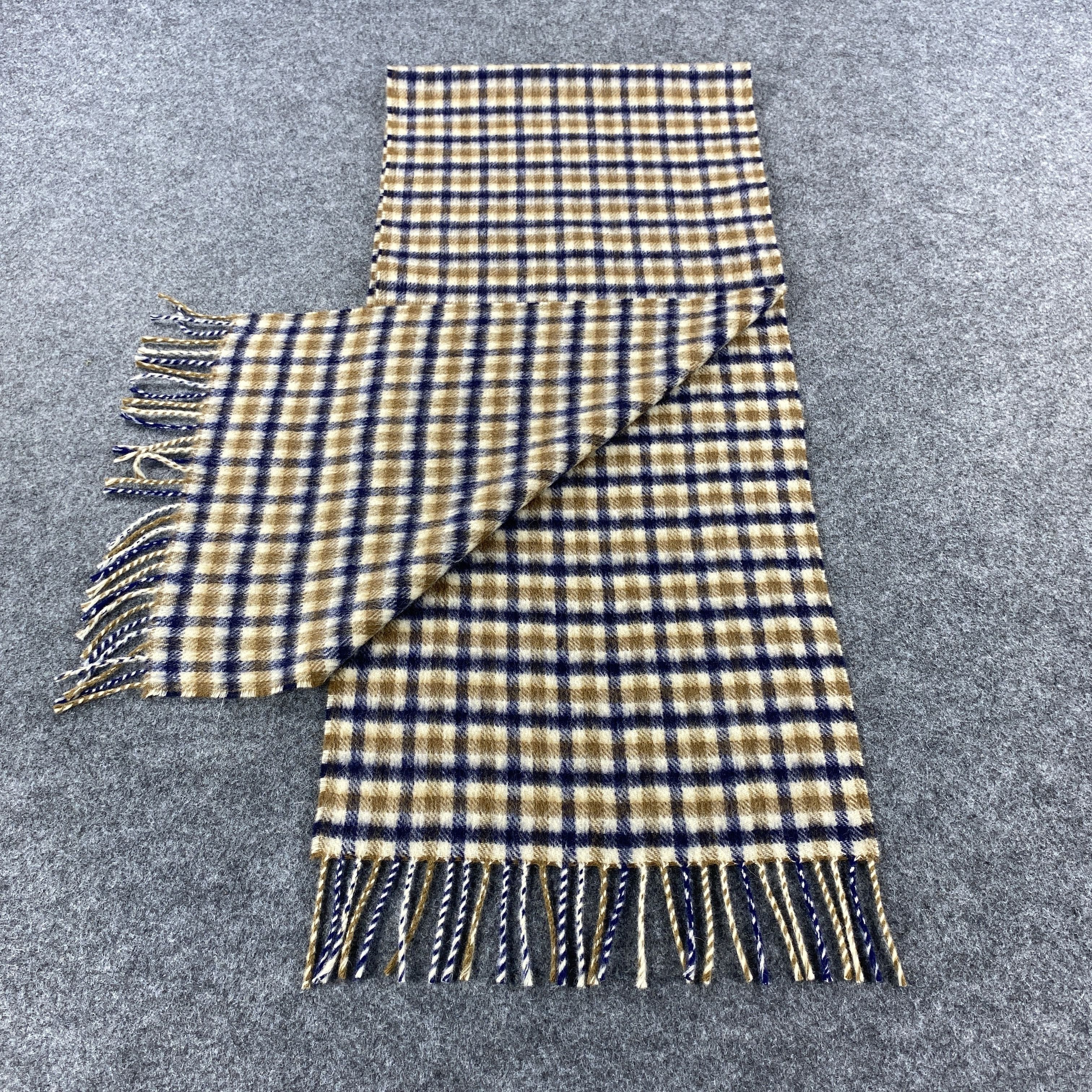 Aquascutum × Vintage Aquascutum Scarf # Muffler # Neckwear # D611 Size ONE SIZE - 5 Thumbnail