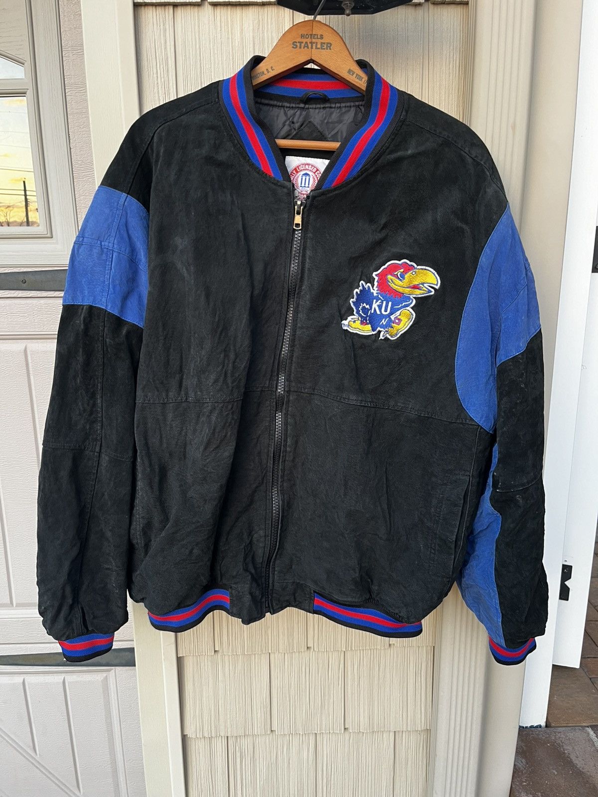 Vintage Kansas Jayhawks varsity jacket Size US XL / EU 56 / 4 - 1 Thumbnail