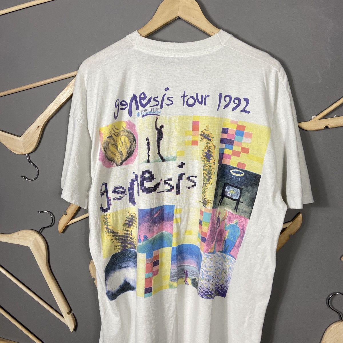 Band Tees Vintage 1992 Genesis by Volkswagen Band T-shirt Size US XL / EU 56 / 4 - 8 Thumbnail