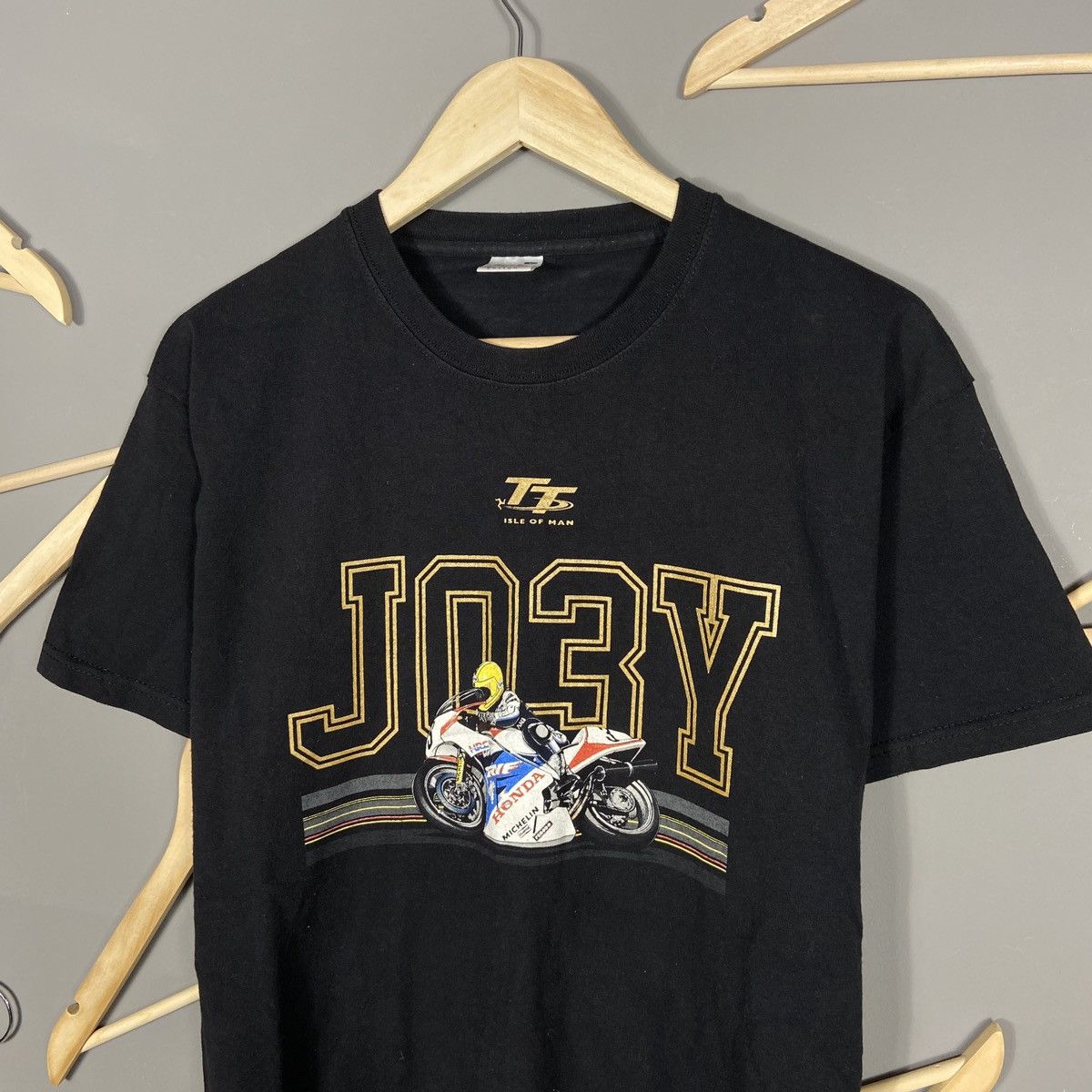 Honda × Vintage Joey Dunlop Isle of Man TT t-shirt Size US L / EU 52-54 / 3 - 4 Thumbnail