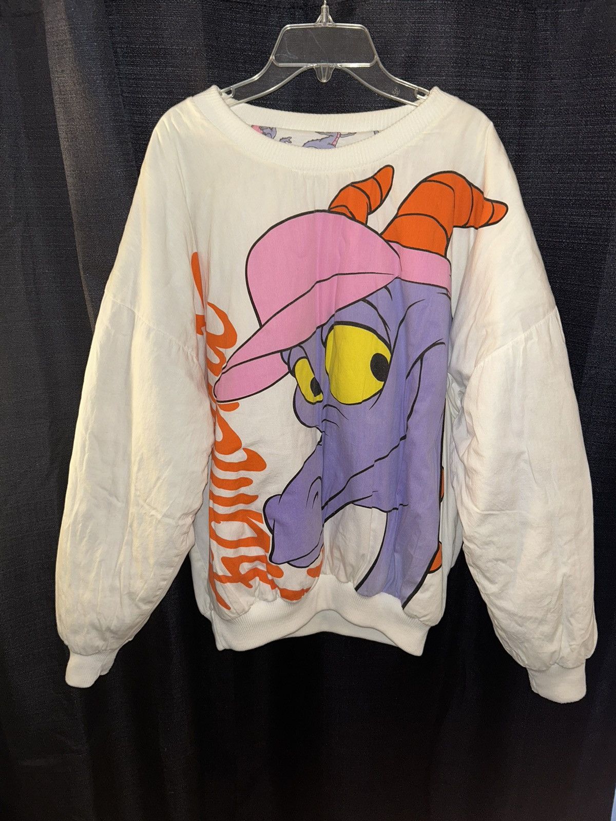 Disney × Vintage RARE 80s Disney Figment Reversible Crewneck Size US L / EU 52-54 / 3 - 1 Thumbnail