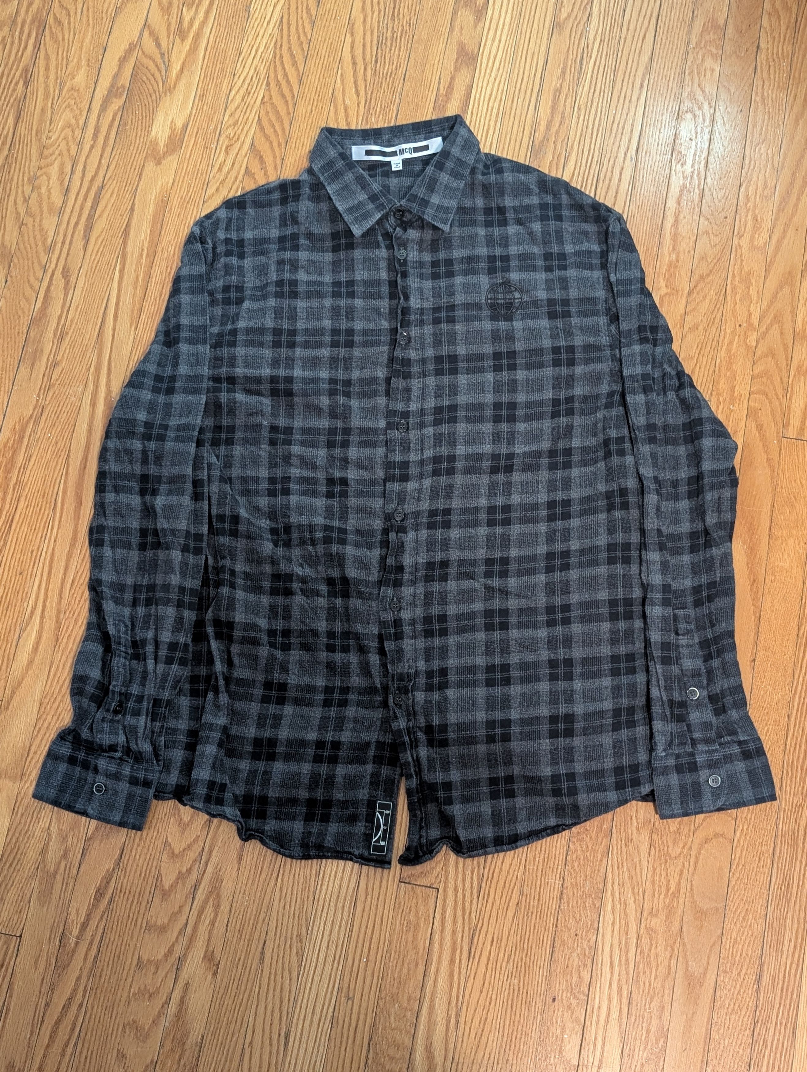MCQ McQ X Alexander McQueen Graphic Flannel Size US L / EU 52-54 / 3 - 2 Thumbnail