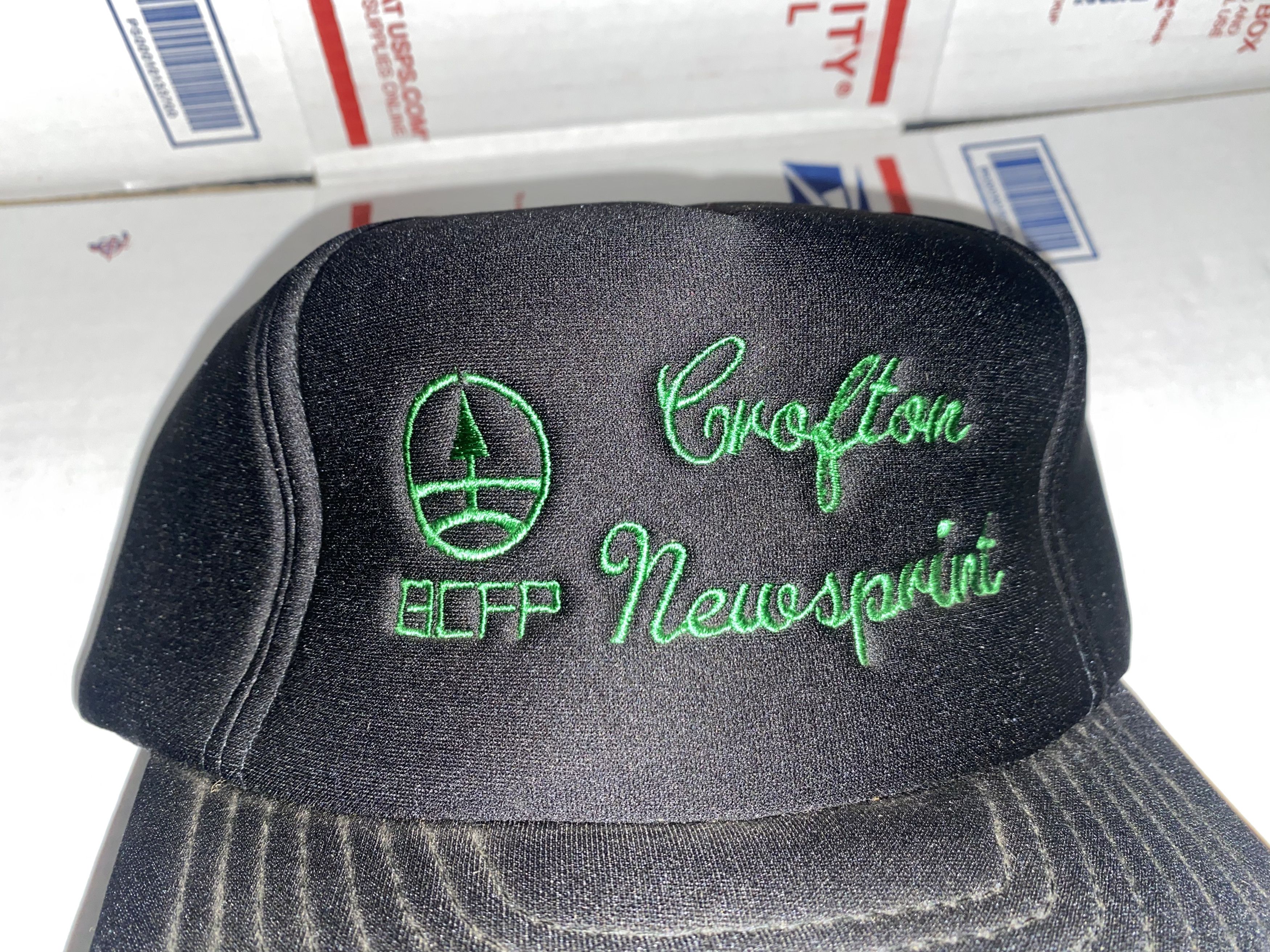 Wilson BCFP Crofton Newsprint vintage Trucker foam Snapback Hat Cap Size ONE SIZE - 2 Thumbnail