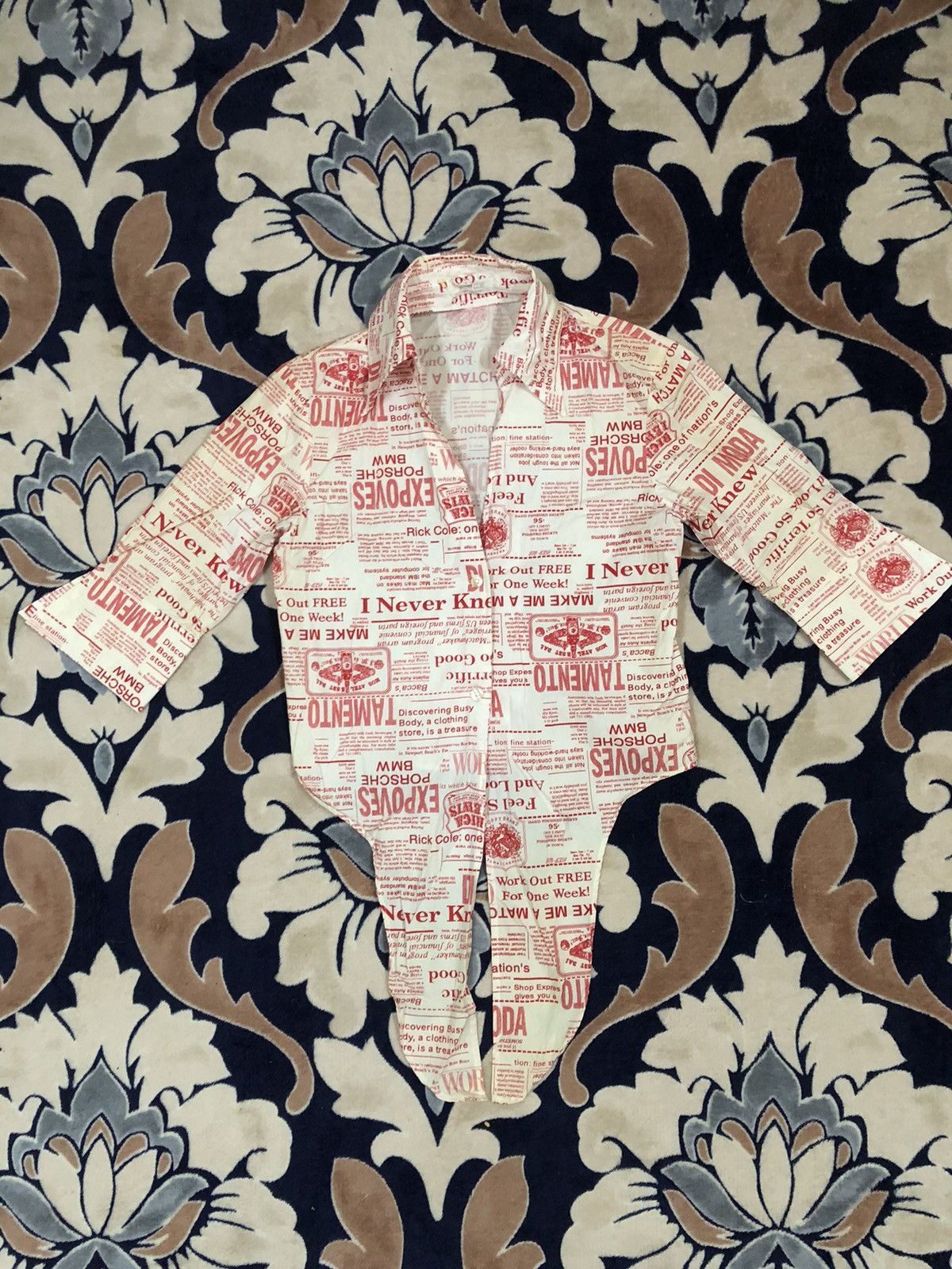 Designer Crop top Cinema Club Design Paper Size XS / US 0-2 / IT 36-38 - 1 Thumbnail