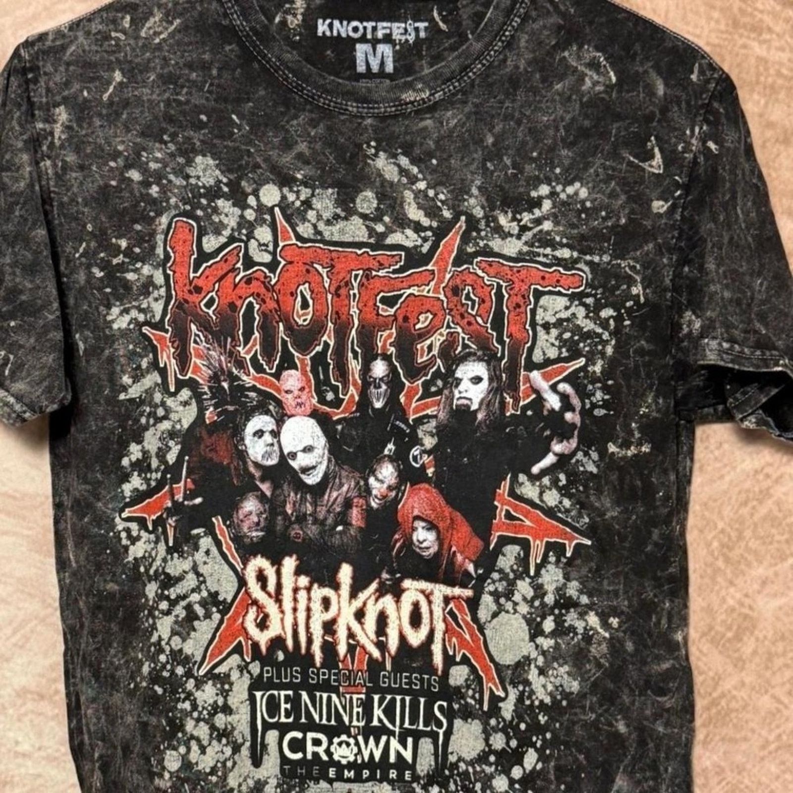 Slipknot Slipknot Knotfest 2022 Roadshow Tour Tee Size M NWT Size US M / EU 48-50 / 2 - 3 Thumbnail