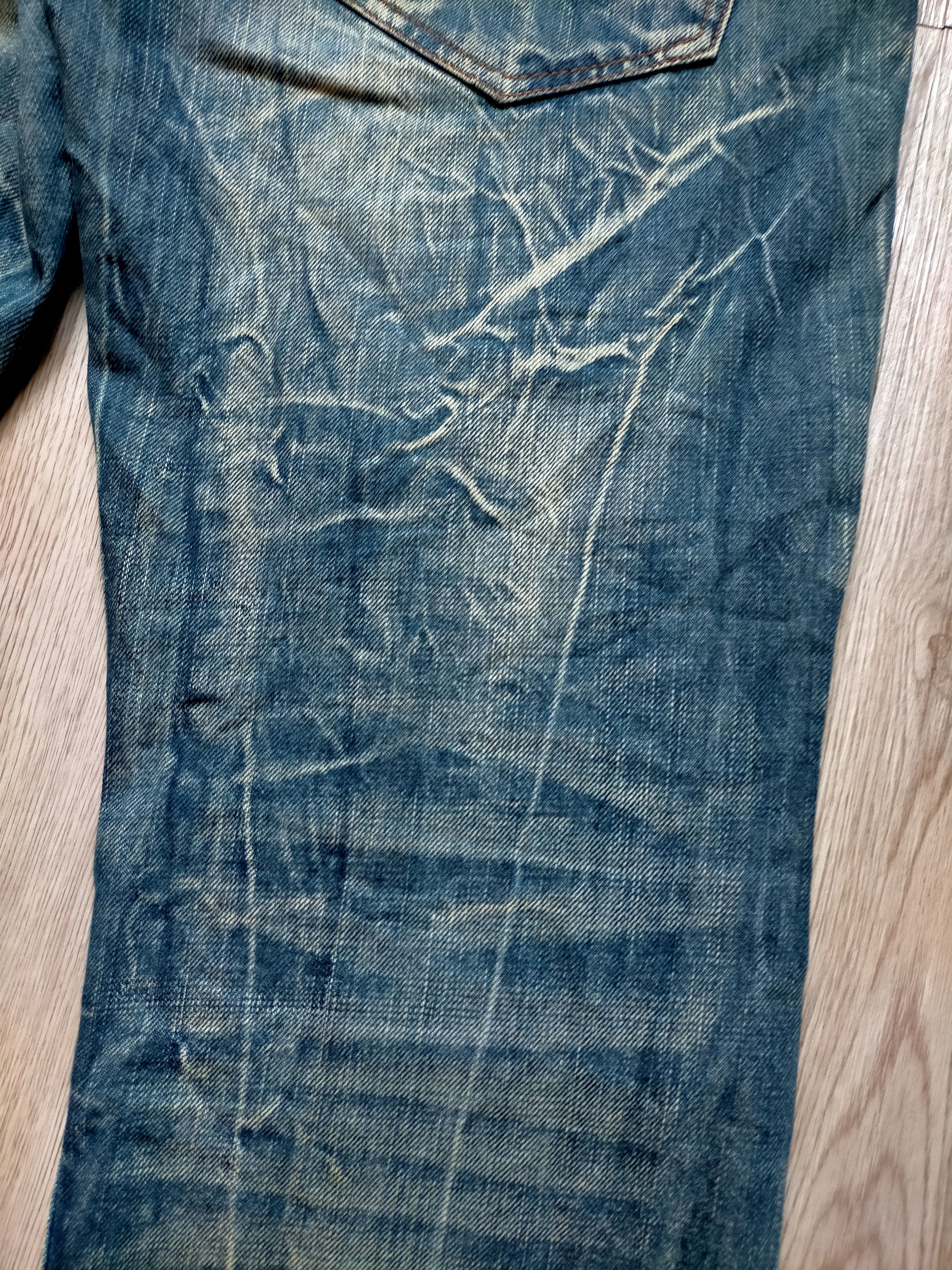 Le Grande Bleu (L.G.B.) Flare Antfui Jeans Acid Wash boot cut denim Size US 33 - 15 Thumbnail