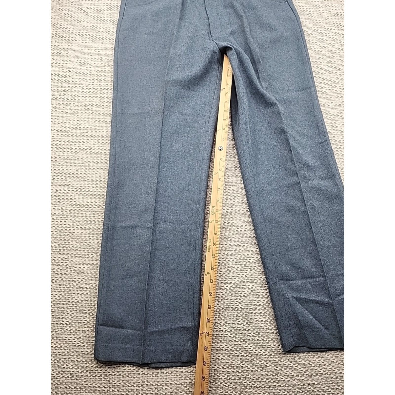 Levi's VINTAGE Levi Strauss Action Slacks Men 36x29 Blue Dress Pants Western Size US 36 / EU 52 - 5 Thumbnail