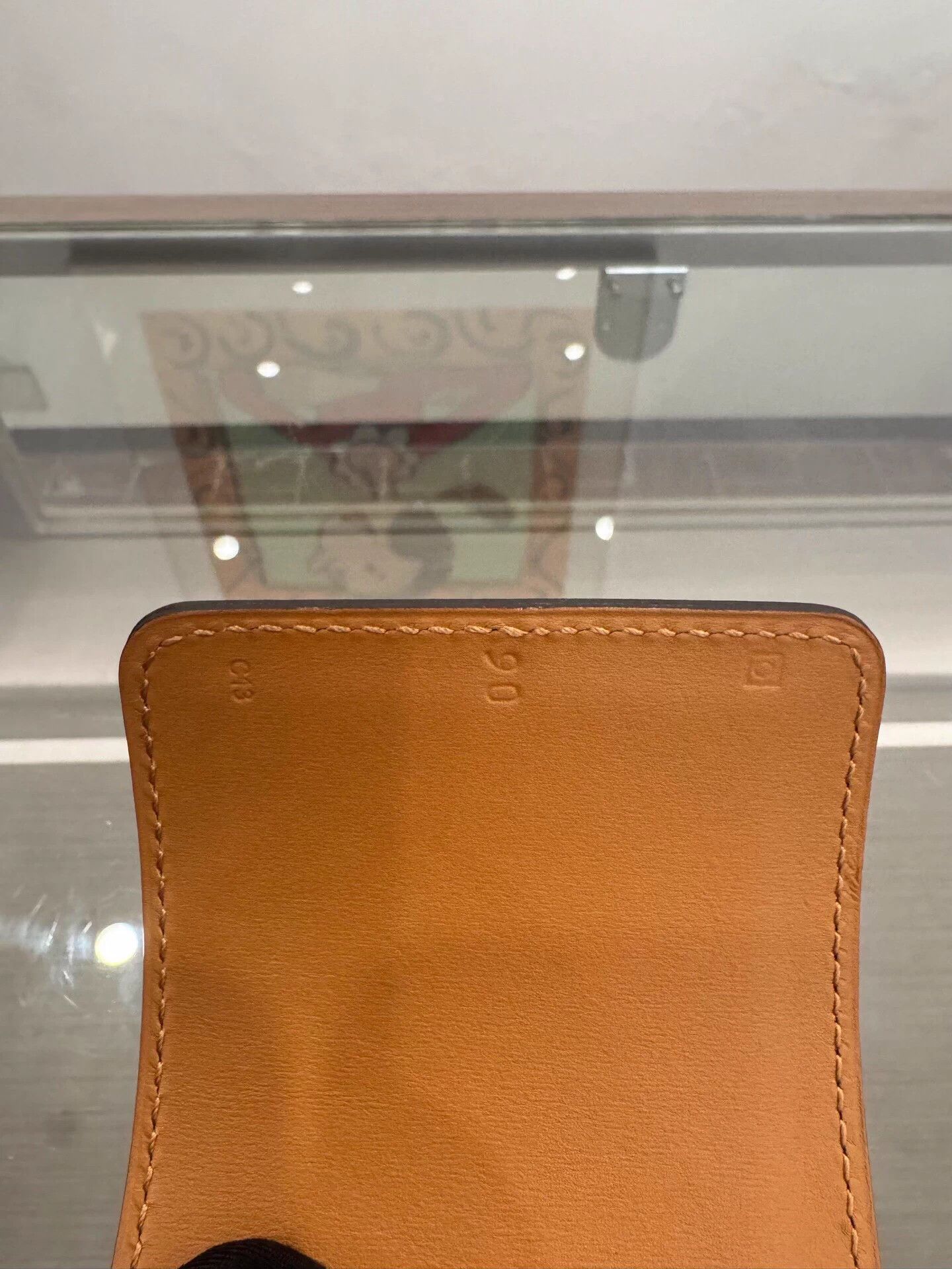 Hermes Hermes 8cm Blue & Brown Silver Embossed Buckle Belt 90cm Size ONE SIZE - 9 Thumbnail