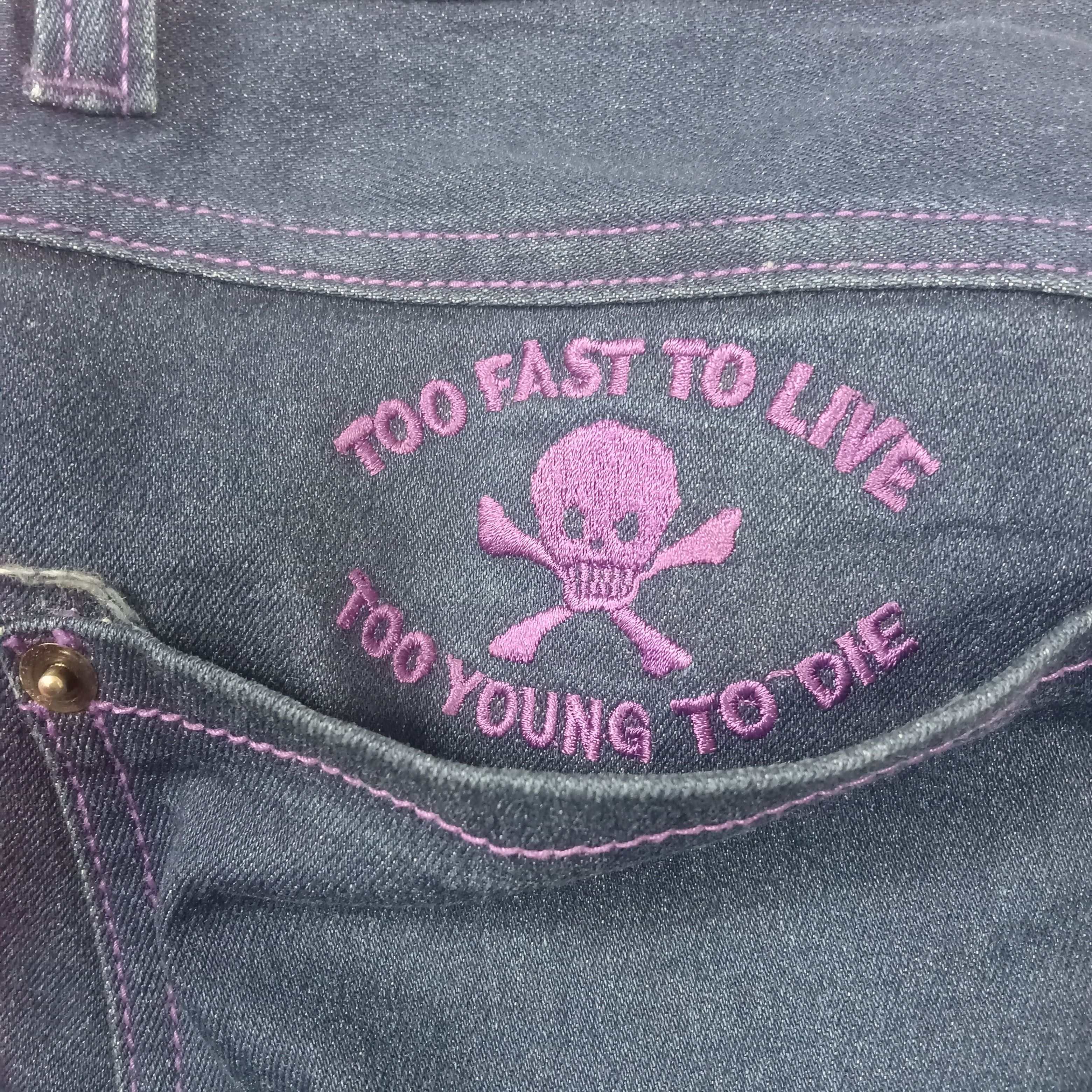 Designer × Vivienne Westwood Vivienne Westwood Designer Punk Logo Design Pocket Jeans Size 31" - 16 Thumbnail