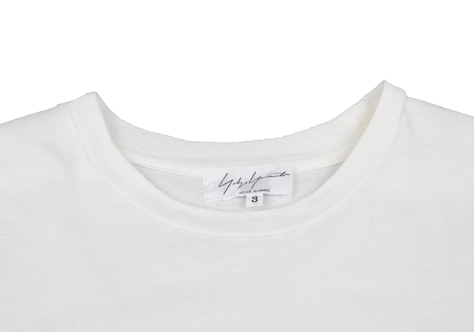 Yohji Yamamoto Yohji Yamamoto Cotton Back Print T-shirt Off-White Size US S / EU 44-46 / 1 - 7 Thumbnail