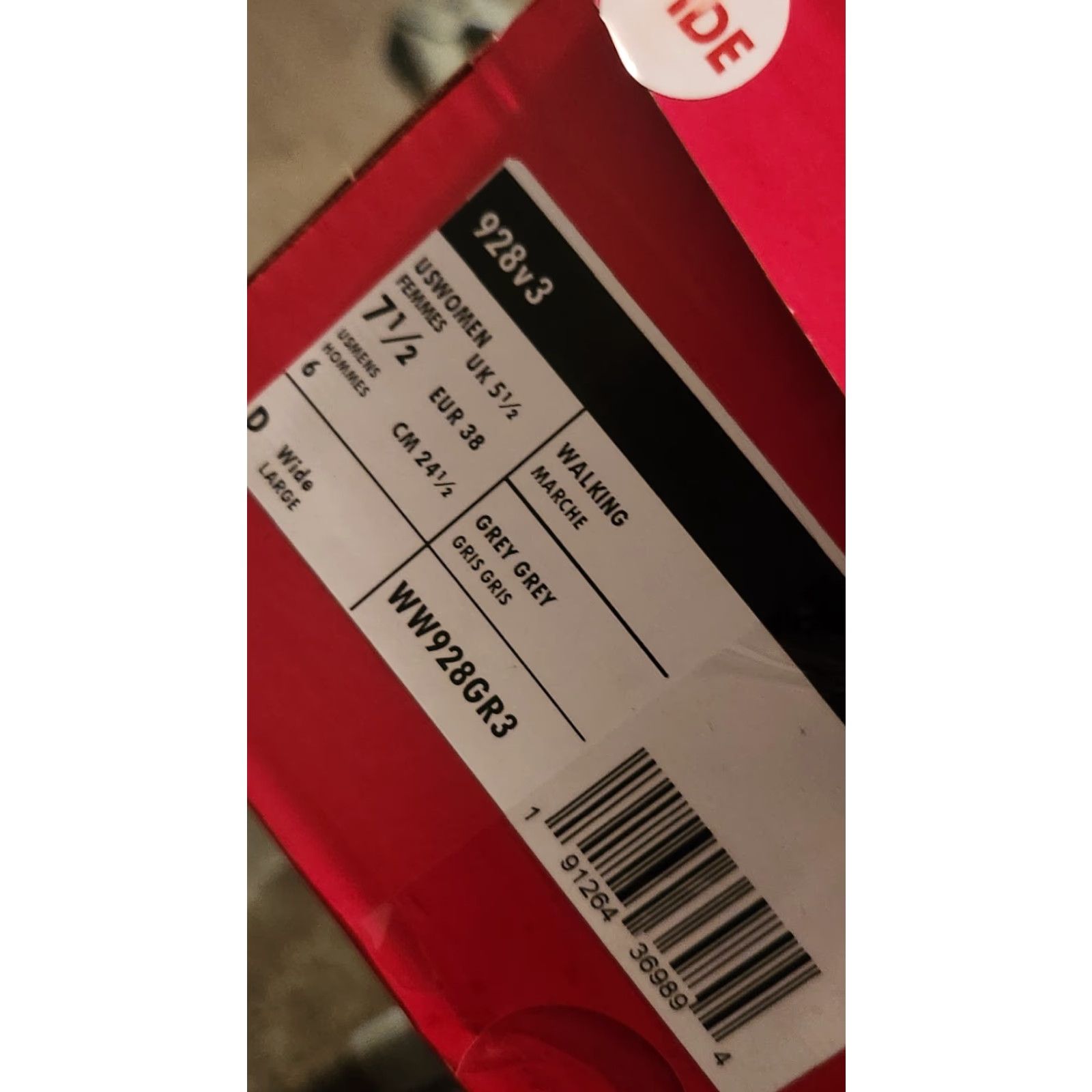 New Balance New Balance Women's 928v3 Walking Sneaker 7.5 Beige WW928GR3 - Leather, Athletic, Walking, 928 Series (US 7.5) Size US 8 / IT 38 - 4 Thumbnail