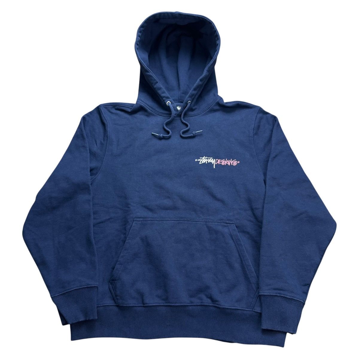 Stussy Stussy Positive Vibrations Applique Hoodie Navy Blue Small Size US S / EU 44-46 / 1 - 1 Thumbnail