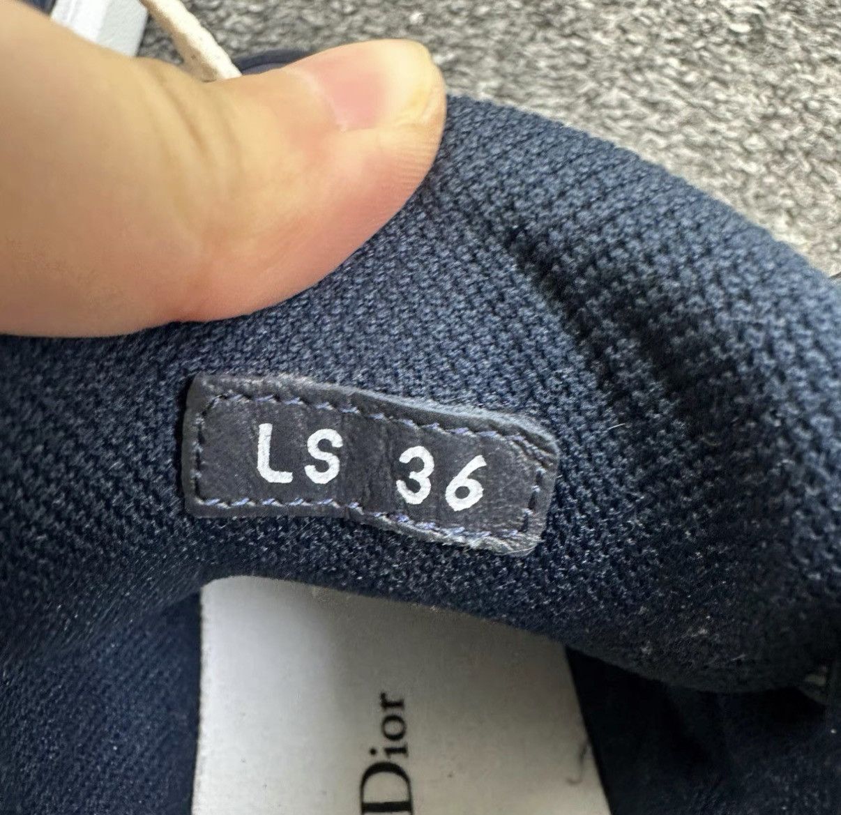 Dior Dior Player Navy Blue High-Top Sneakers K12 Size US 6 / IT 36 - 5 Thumbnail