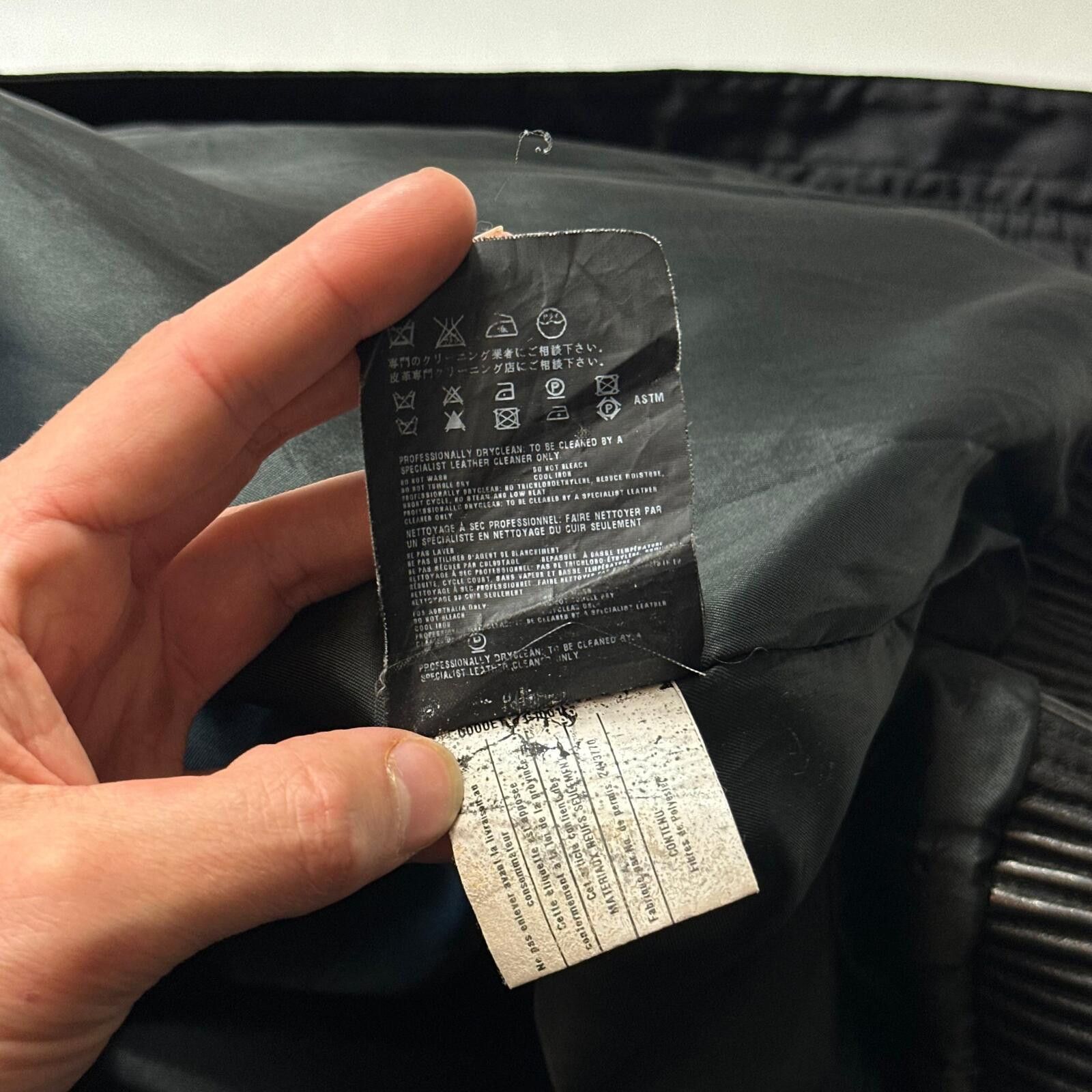 Prada Prada Milano 2007 Gabardine Nylon + Leather Bomber Jacket L Size US L / EU 52-54 / 3 - 11 Thumbnail