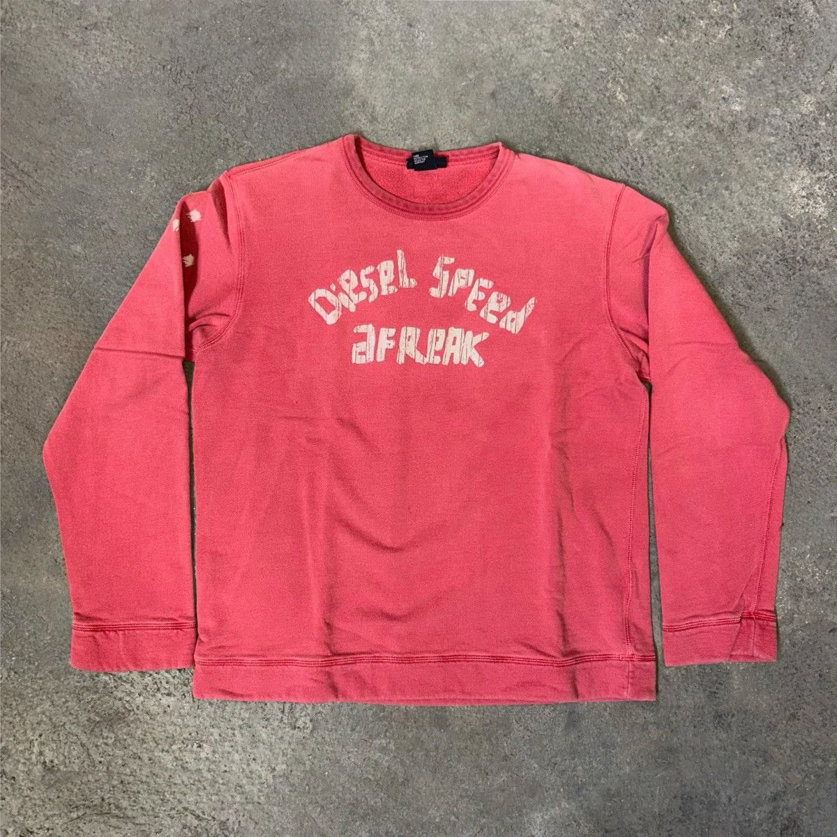 Designer × Diesel × Vintage 2000s Y2K Diesel Speed Freak Red