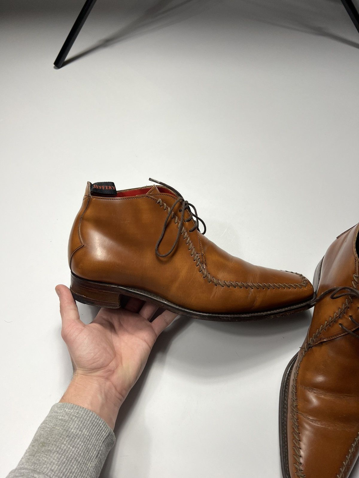 Jeffery West Rare Vintage Jeffery West Cowboy Leather Shoes Boots Size US 9.5 / EU 42-43 - 6 Thumbnail